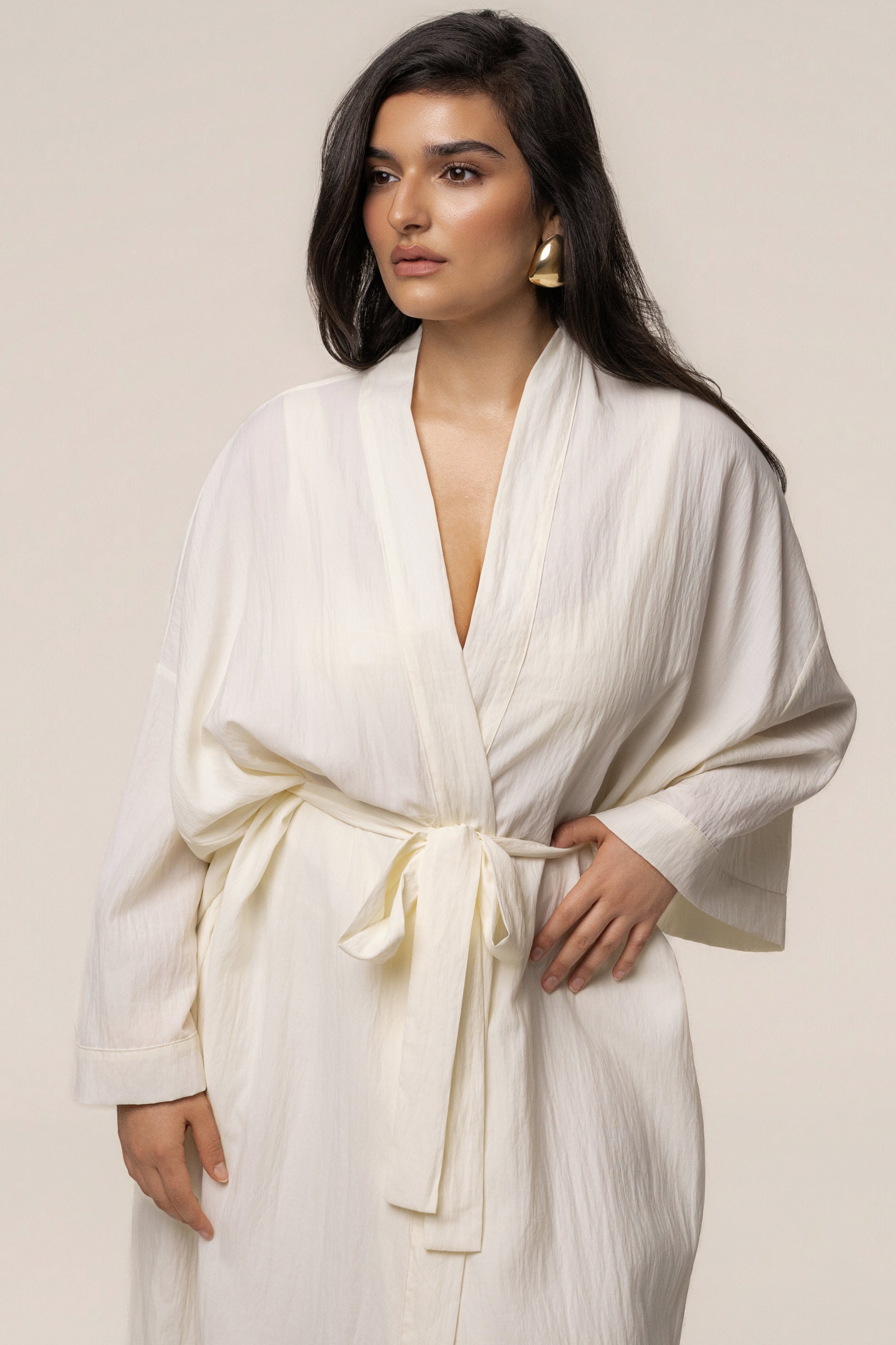 Ivory Desert Oasis Duster JLUXLABEL