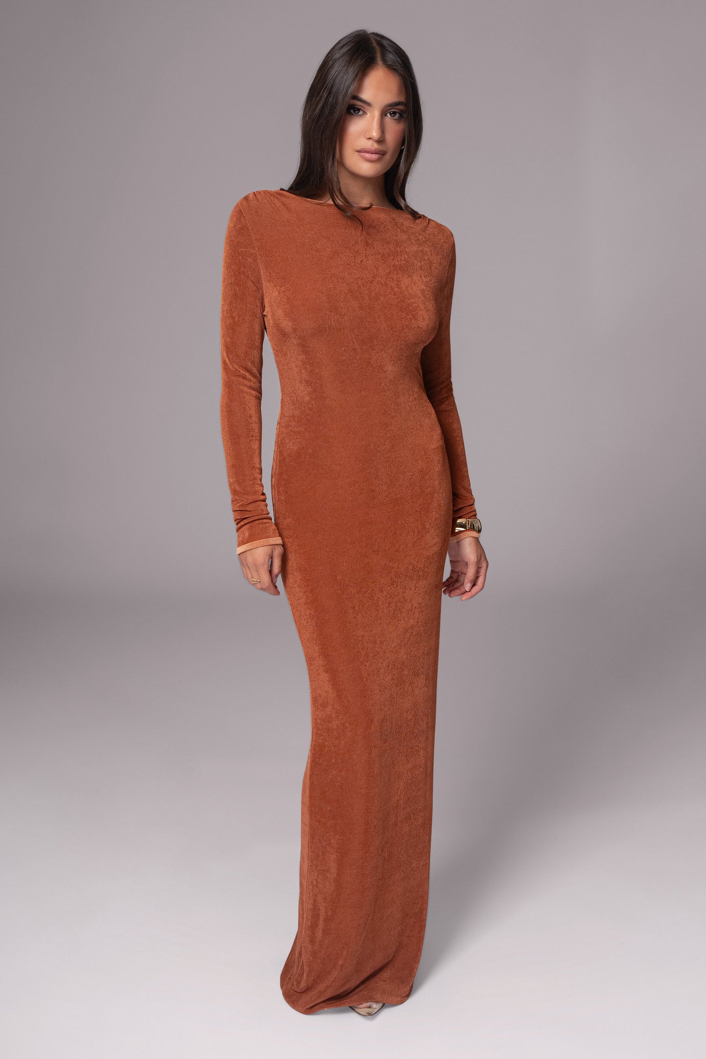 Bronze/Sienna Ashton Reversible Maxi Dress JLUXLABEL