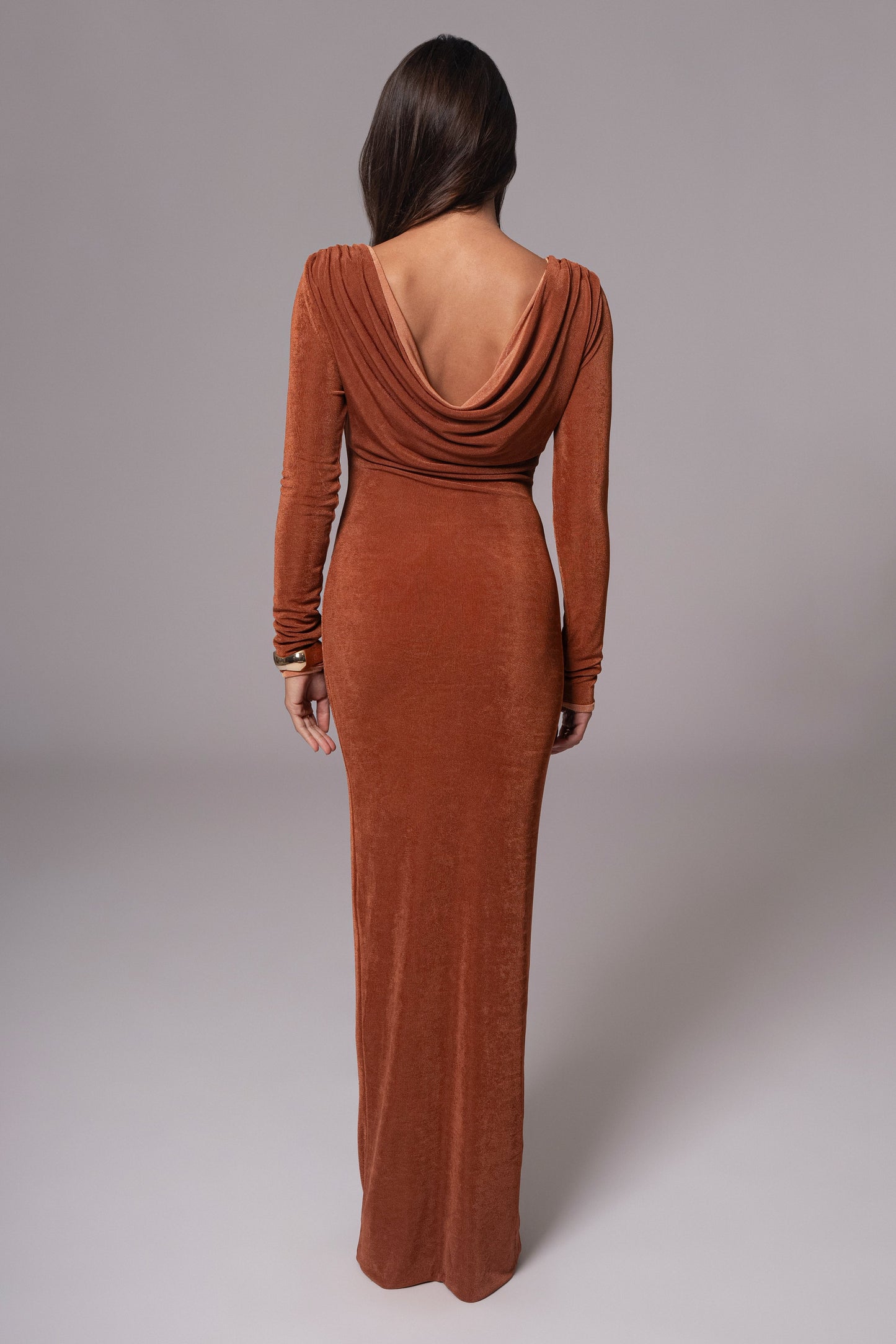 Bronze/Sienna Ashton Reversible Maxi Dress JLUXLABEL