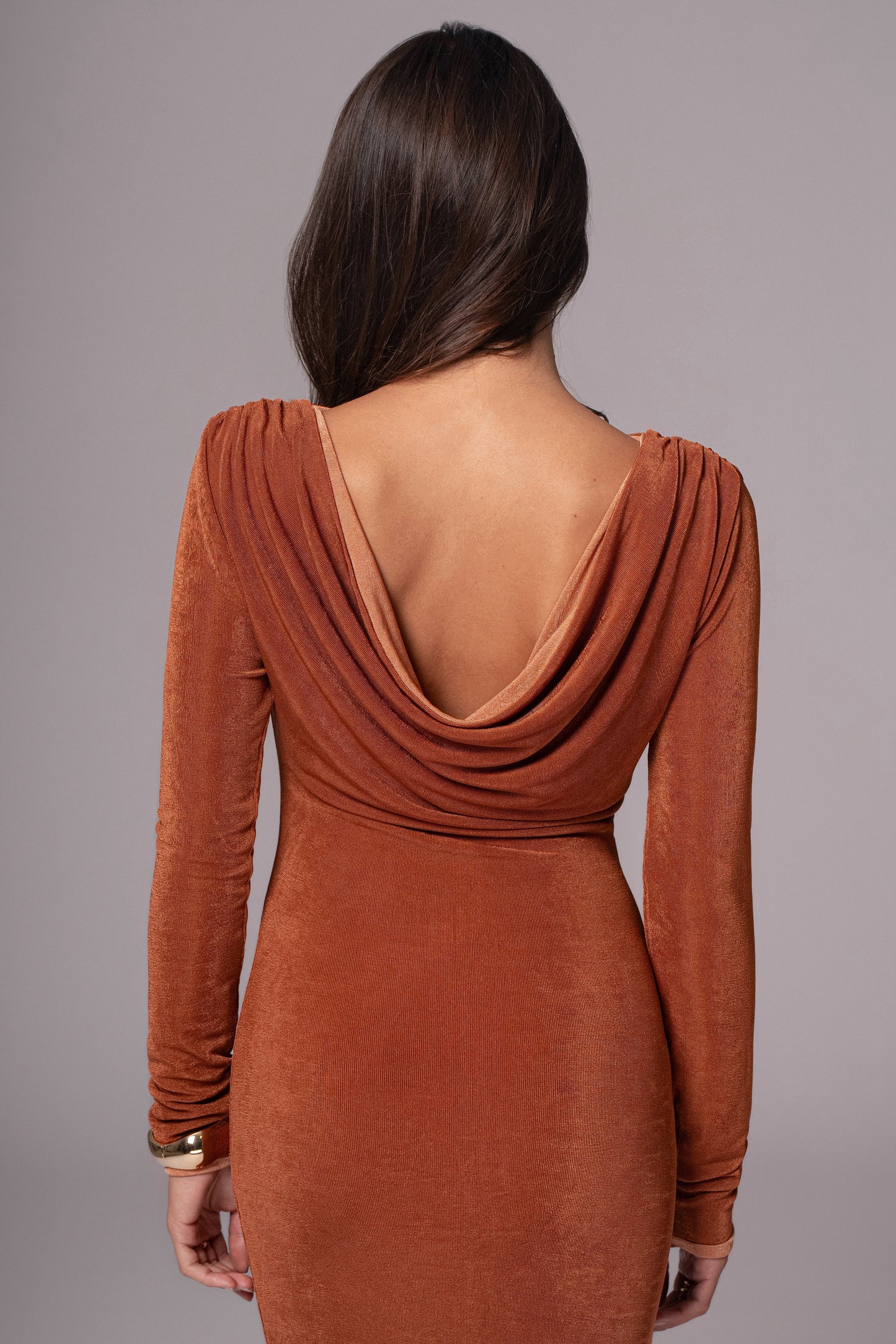 Bronze/Sienna Ashton Reversible Maxi Dress JLUXLABEL