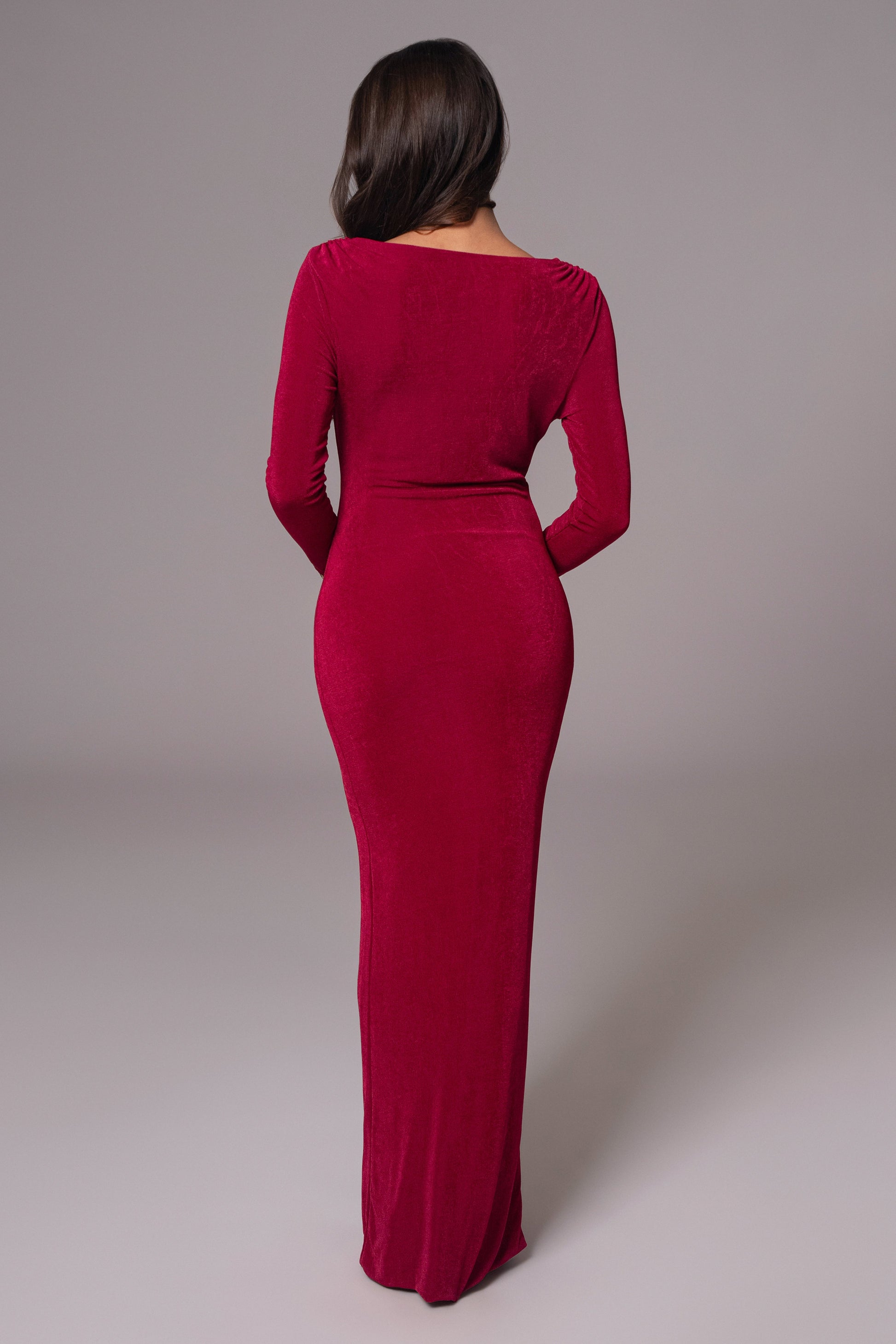 Berry/Mauve Ashton Reversible Maxi Dress JLUXLABEL