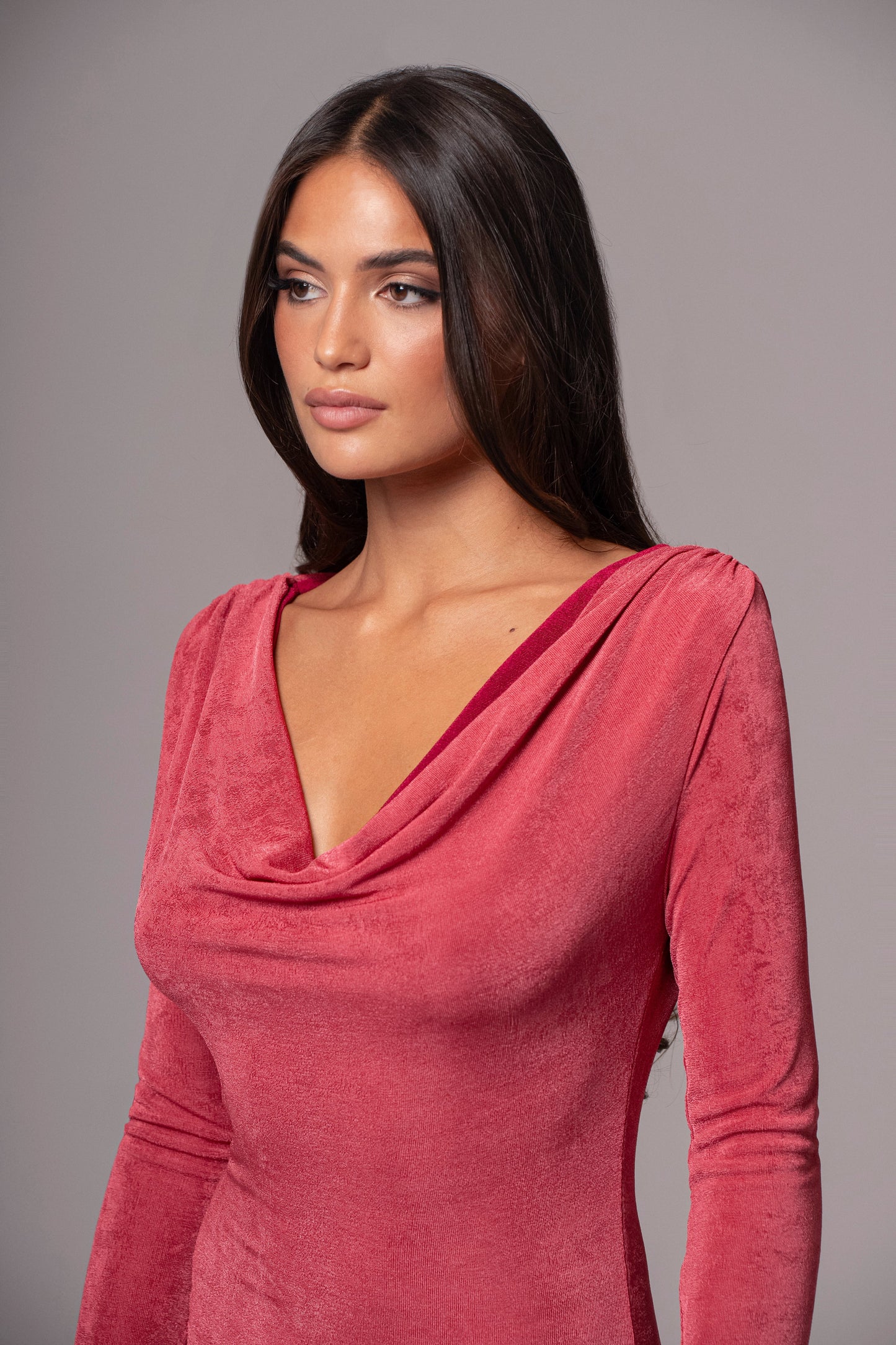 Berry/Mauve Ashton Reversible Maxi Dress JLUXLABEL