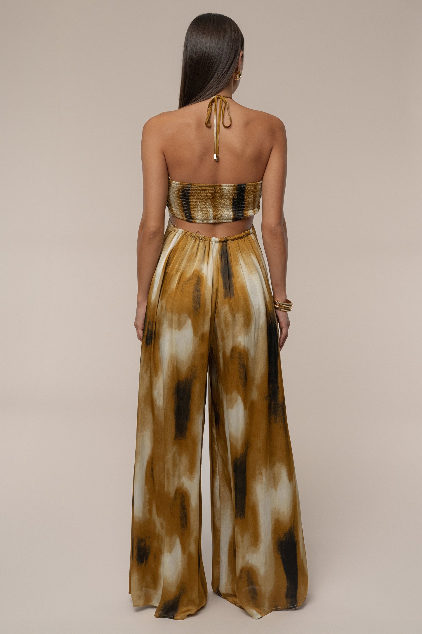 Gold Safari Sunset Jumpsuit JLUXLABEL