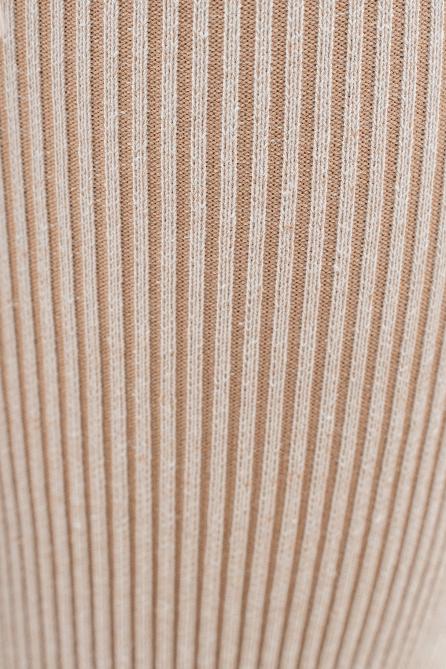 Taupe/White Deana Ribbed Bodysuit JLUXLABEL