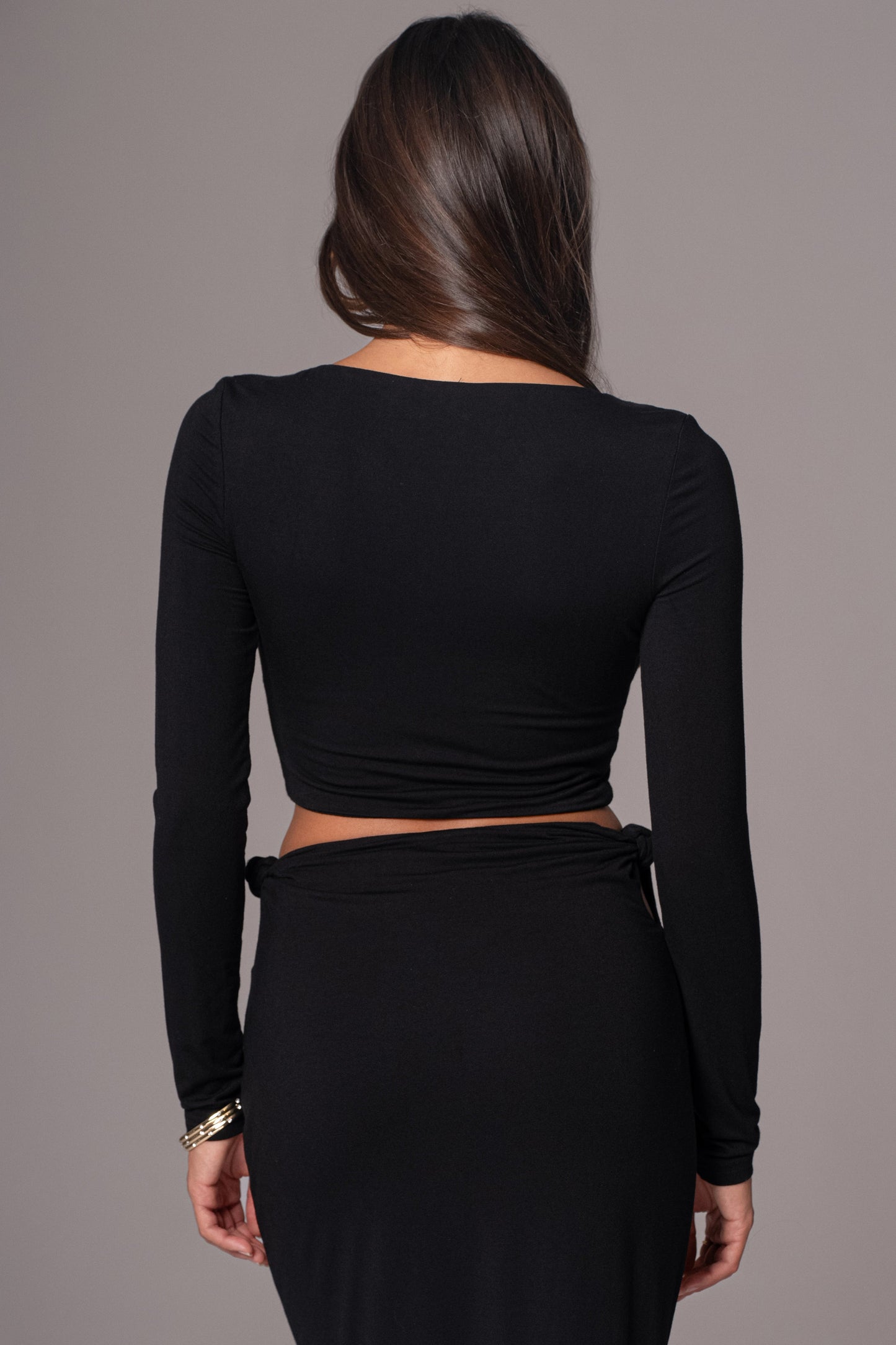 Black Geneva Skirt Set JLUXLABEL