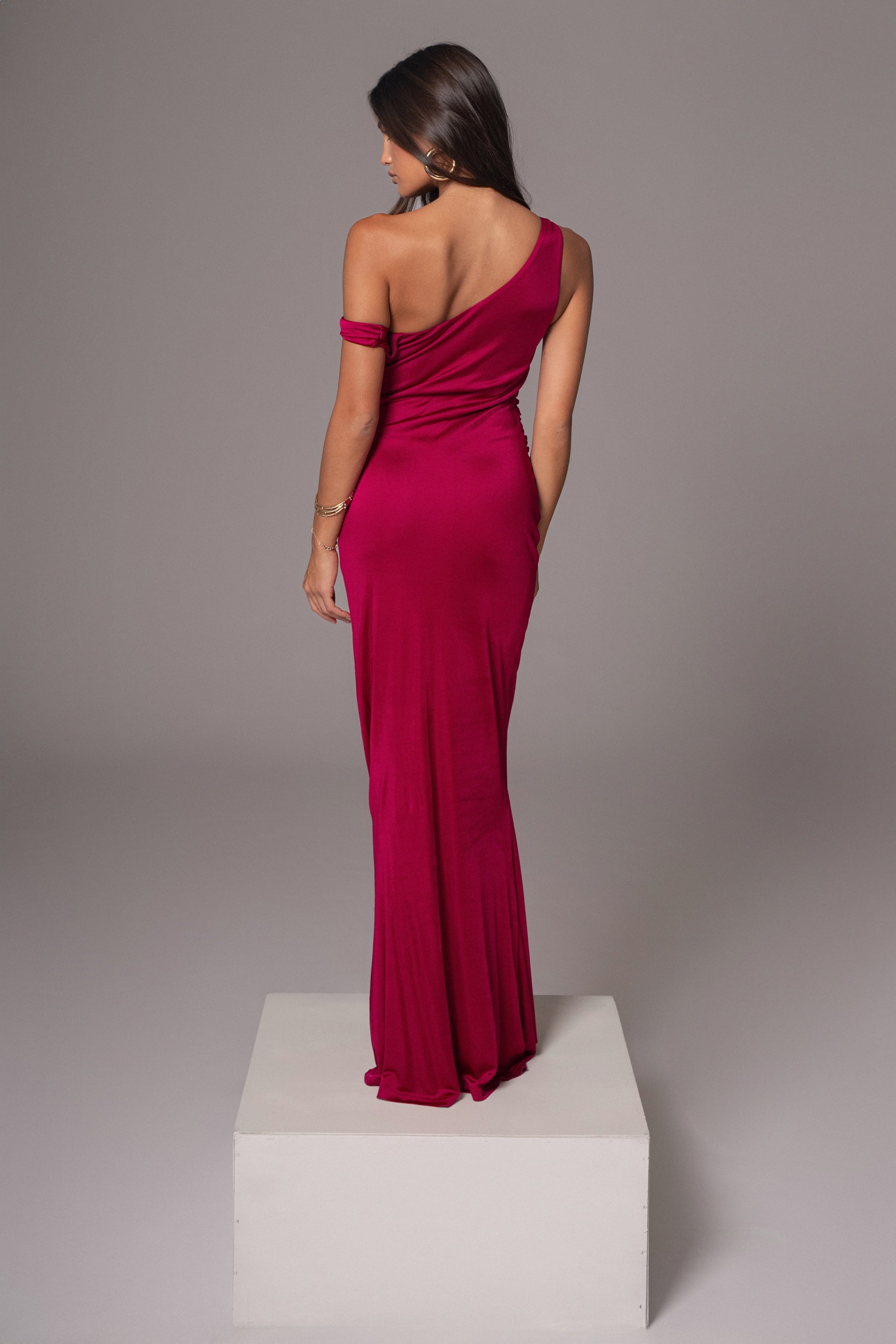Berry Birthday Maxi Dress JLUXLABEL