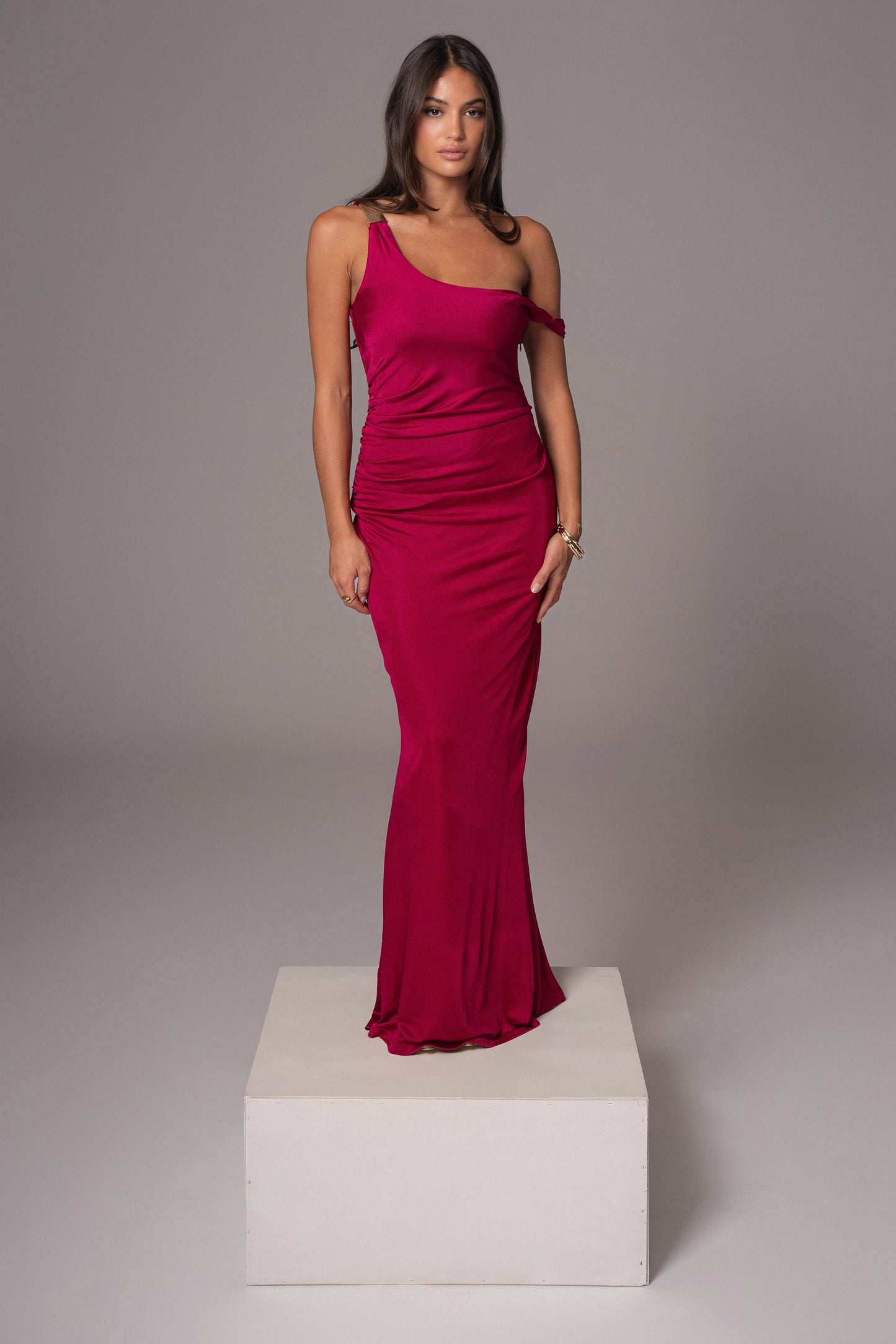 Berry Birthday Maxi Dress JLUXLABEL