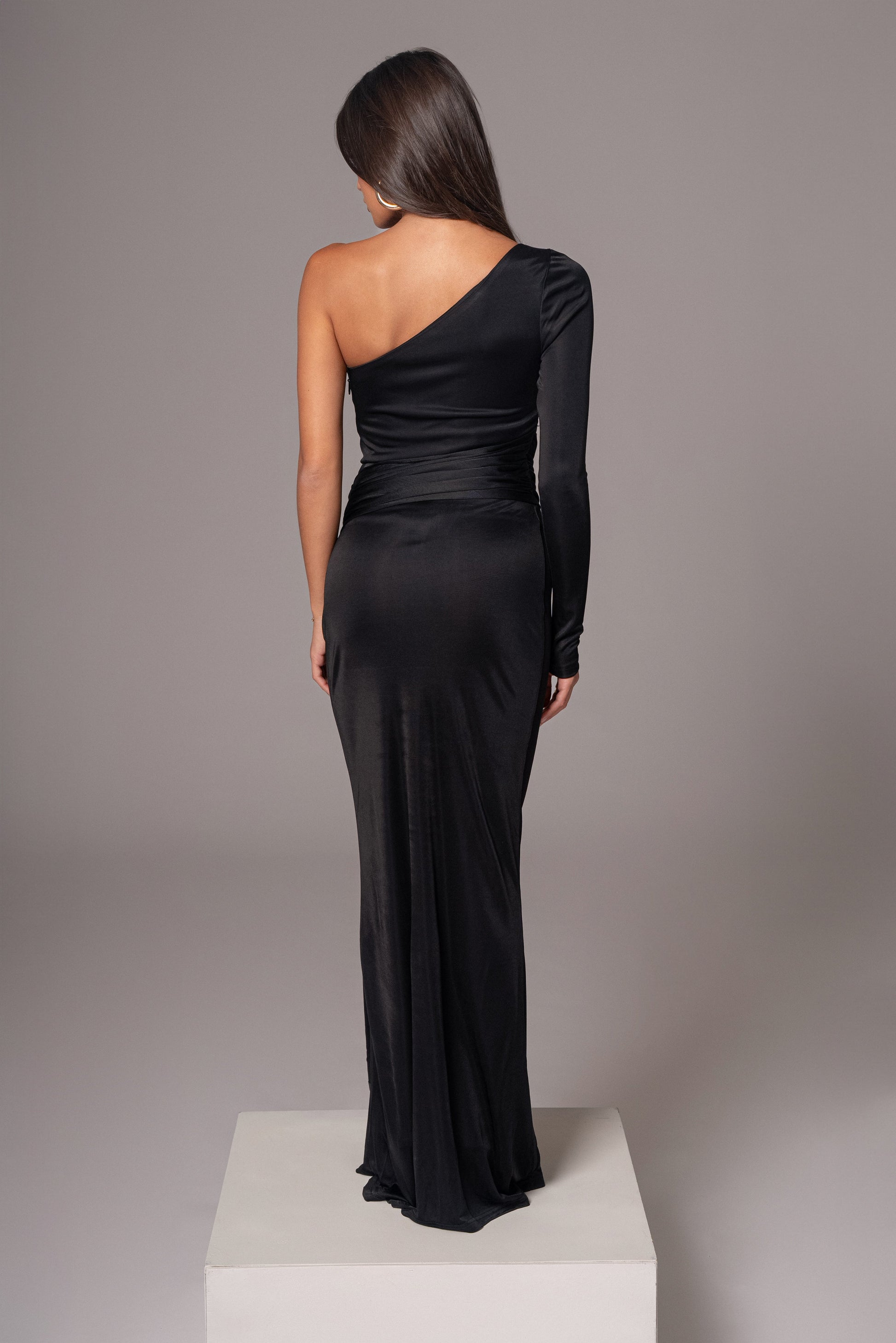 Black Muoi Maxi Dress JLUXLABEL