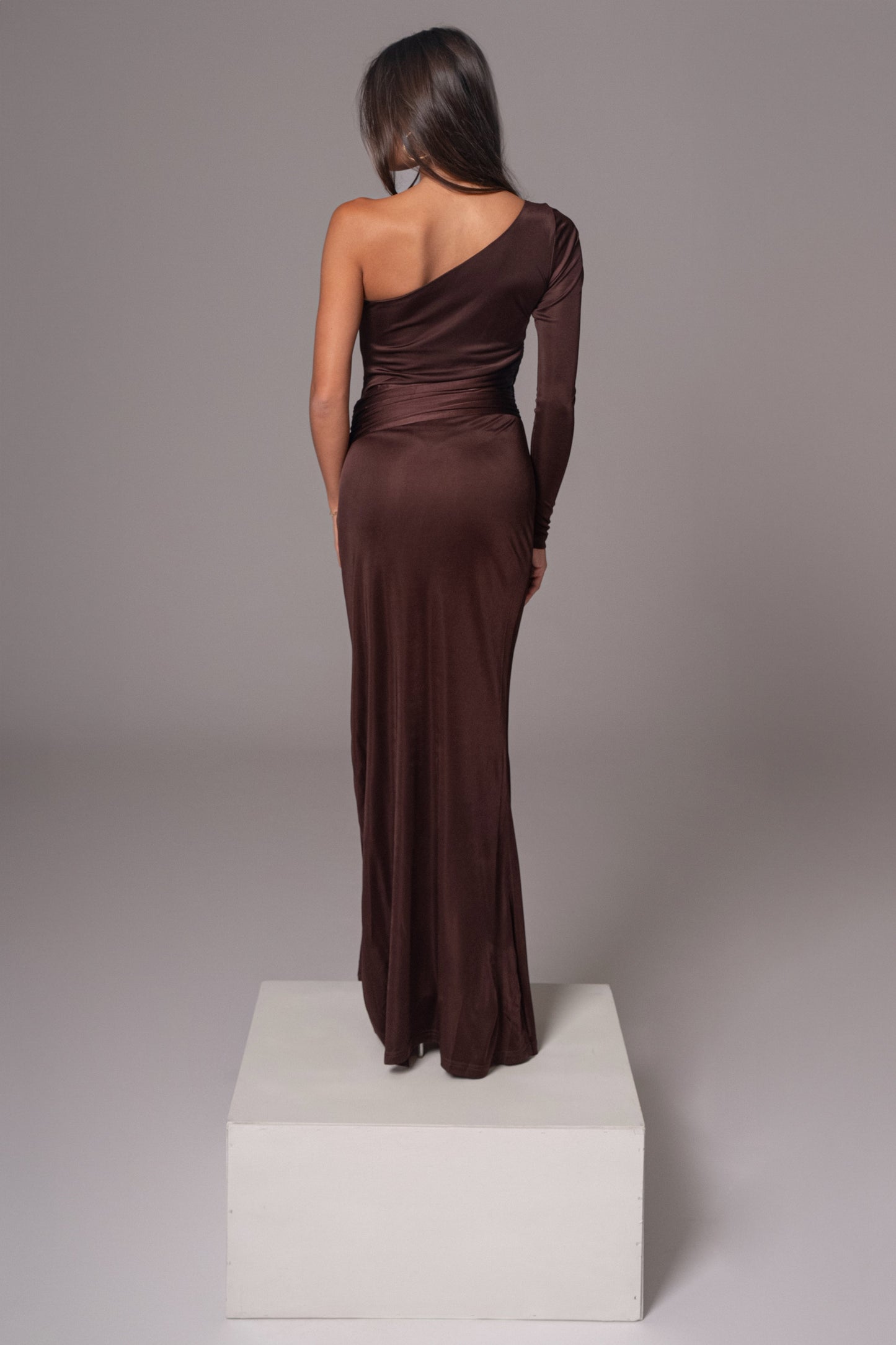 Chocolate Muoi Maxi Dress JLUXLABEL