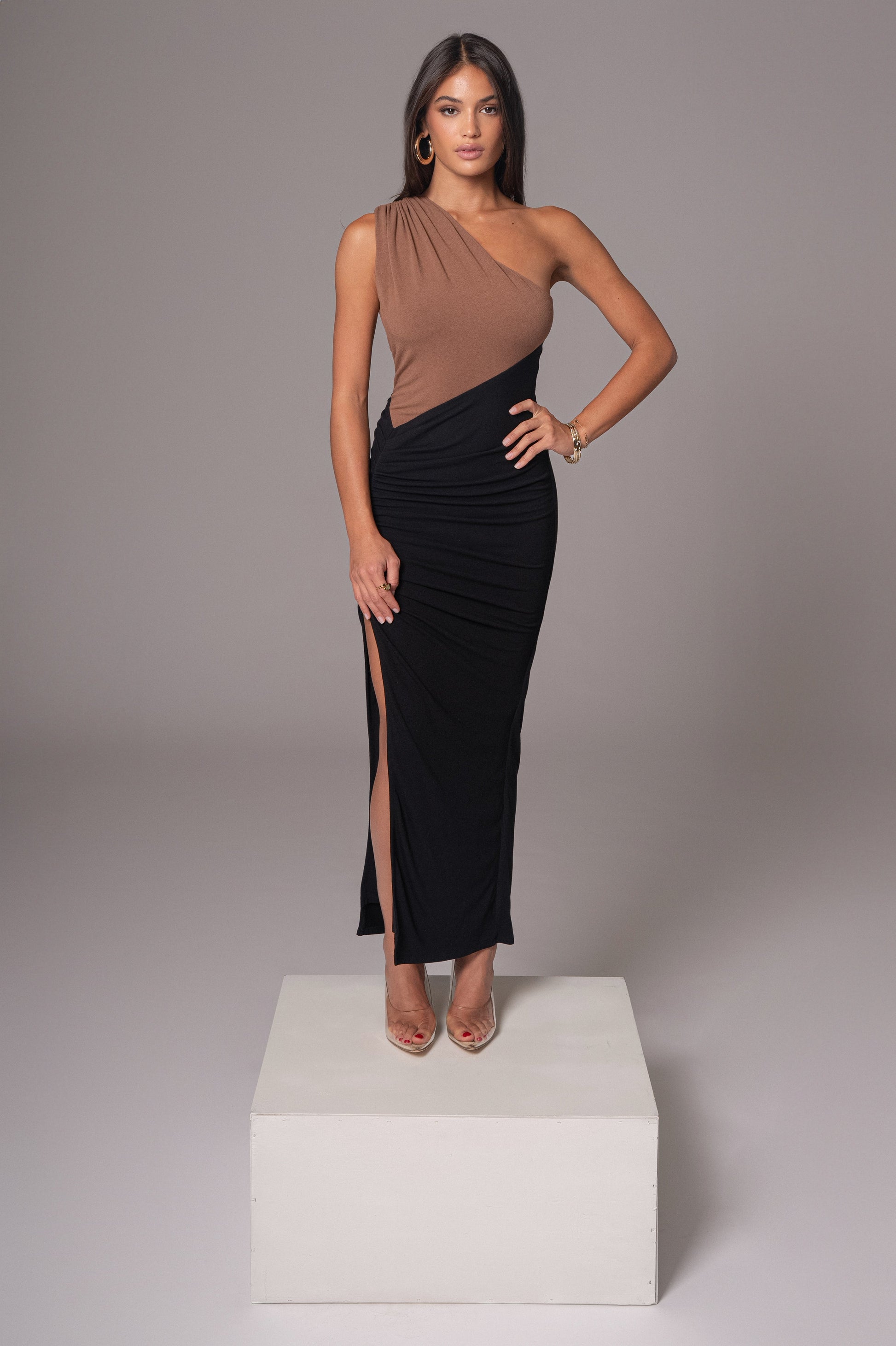 Black English Bay Maxi Dress JLUXLABEL