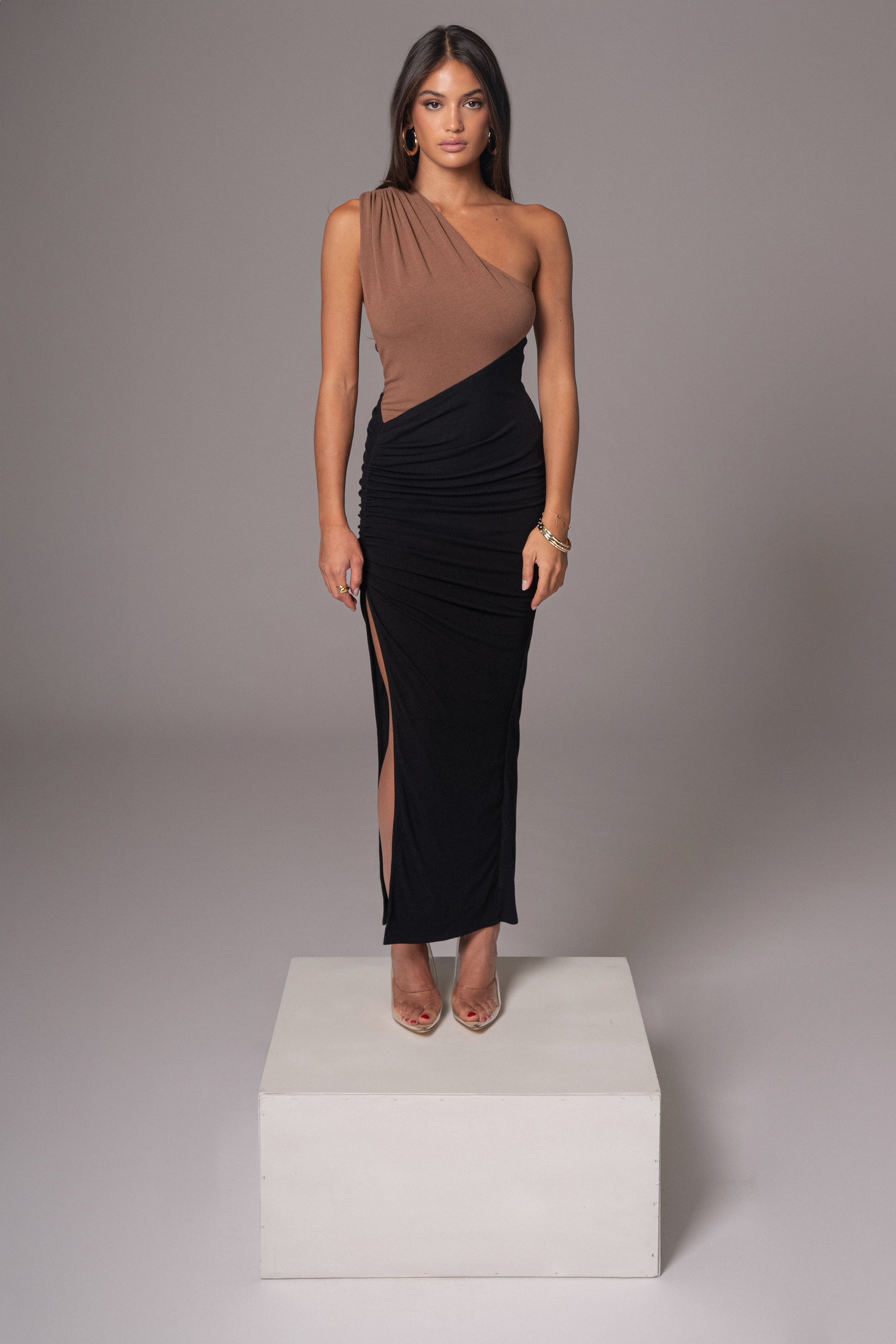 Black English Bay Maxi Dress JLUXLABEL