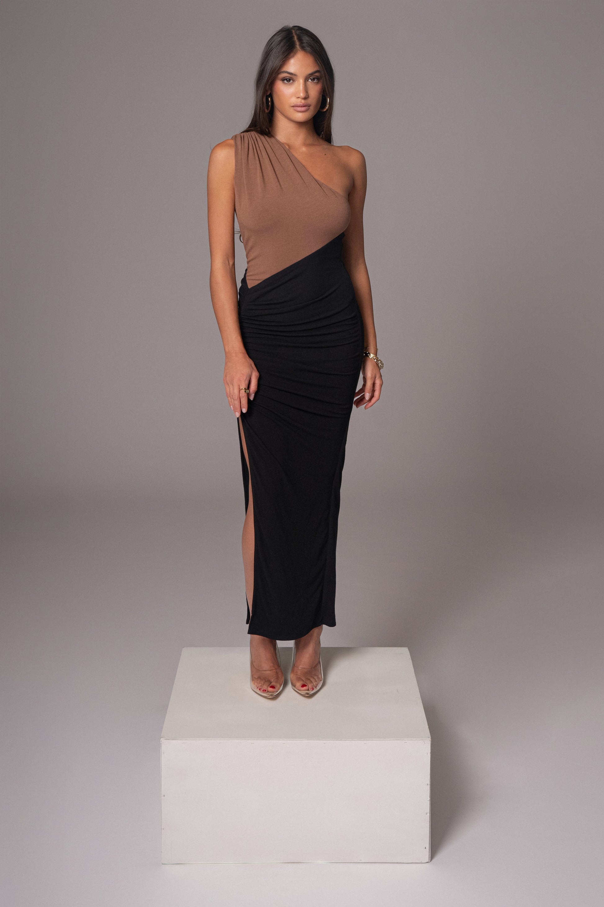 Black English Bay Maxi Dress JLUXLABEL