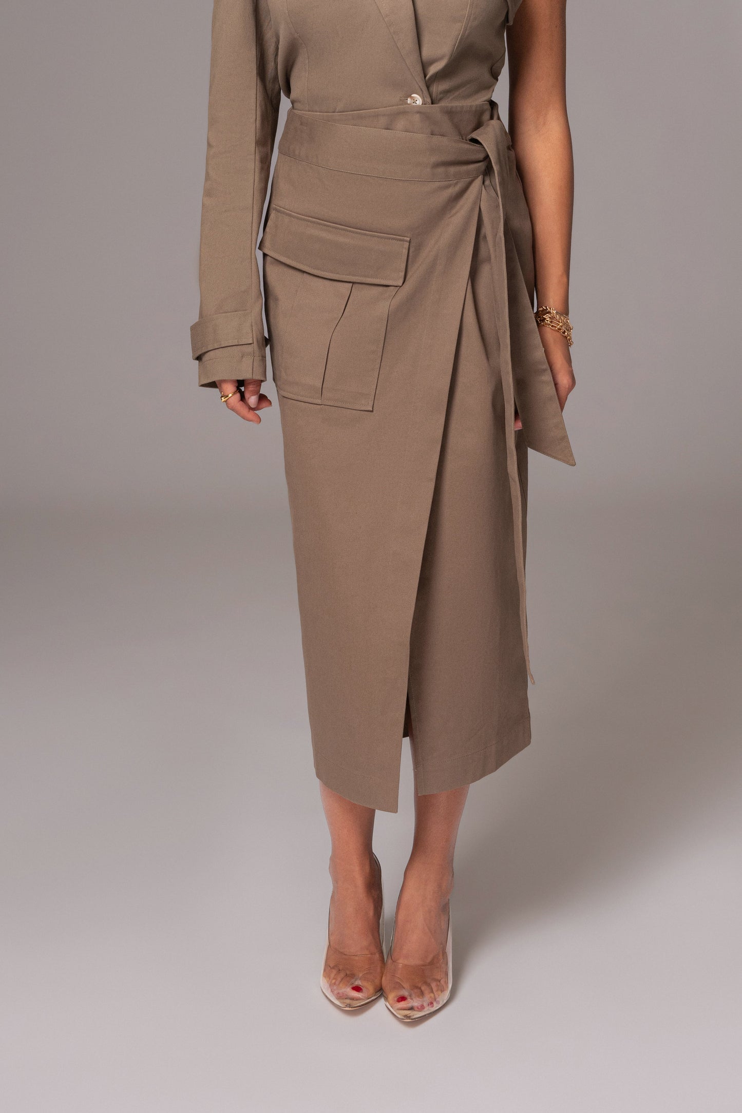Olive City Life Cargo Skirt JLUXLABEL
