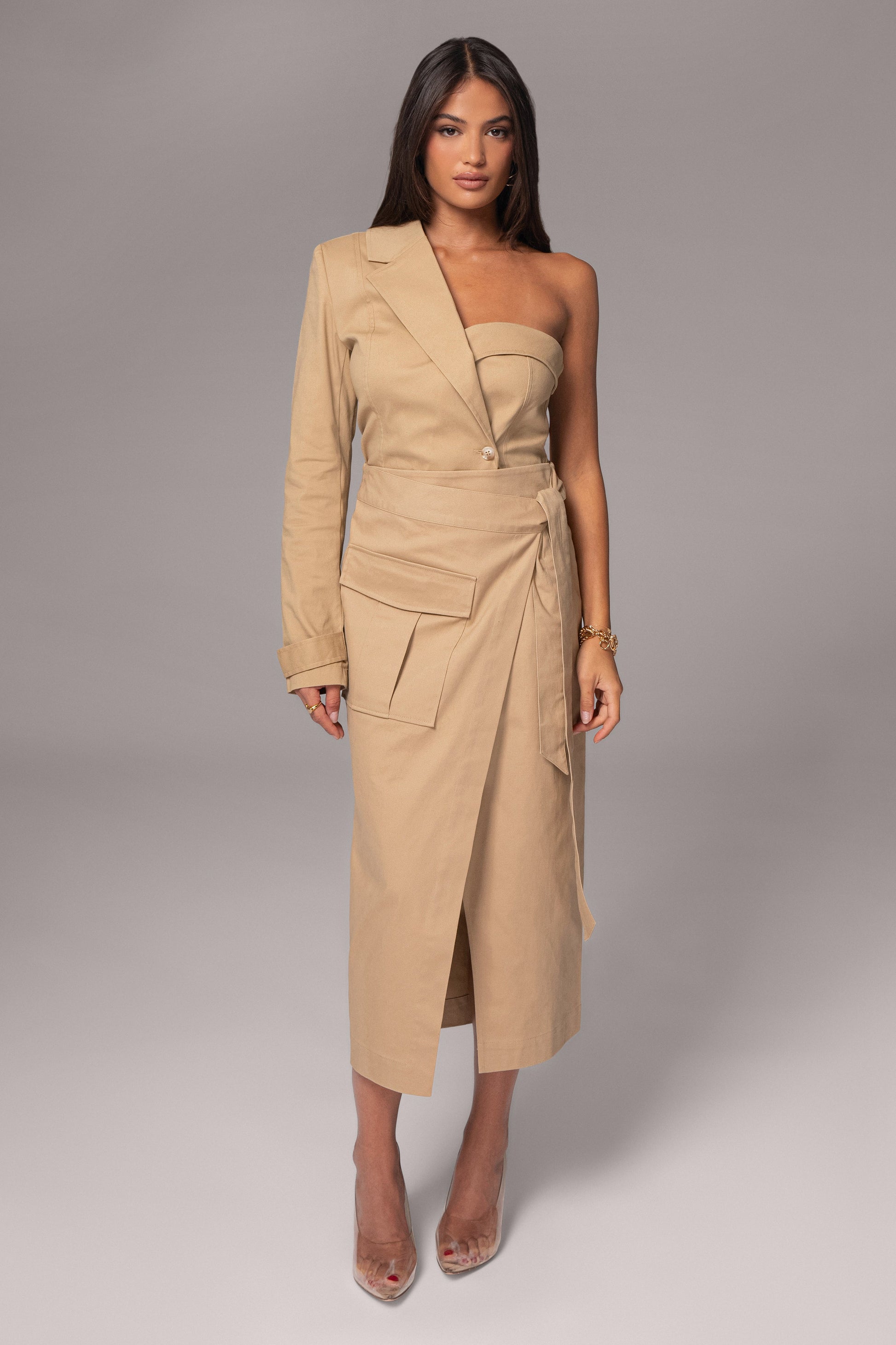 Khaki City Life Cargo Skirt JLUXLABEL
