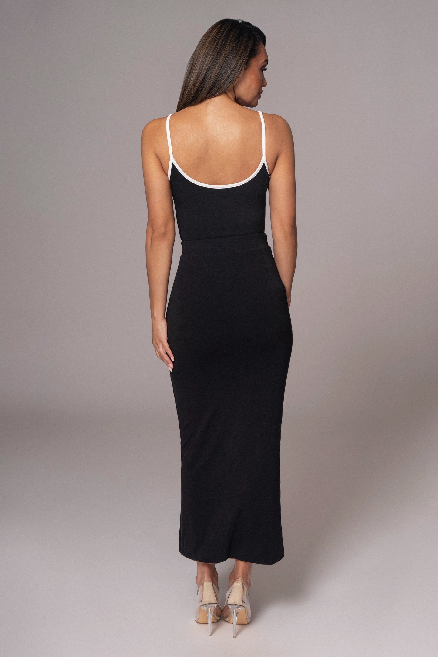 Black/Pecan Tash Reversible Cami Top JLUXLABEL