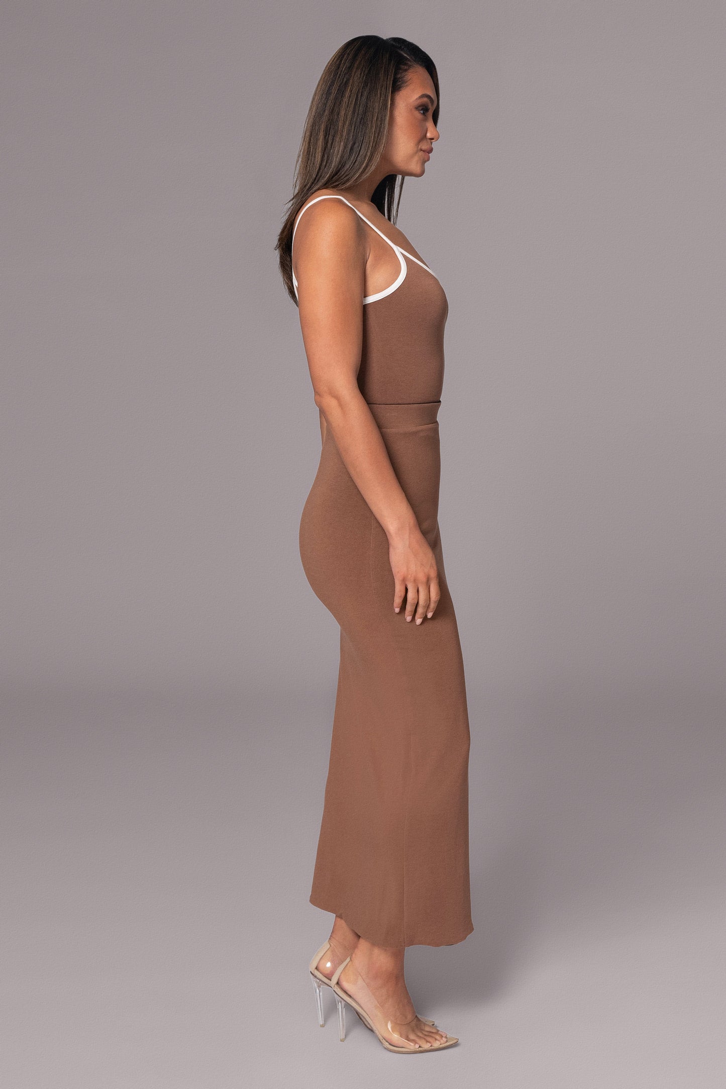 Black/Pecan Tash Reversible Cami Top JLUXLABEL