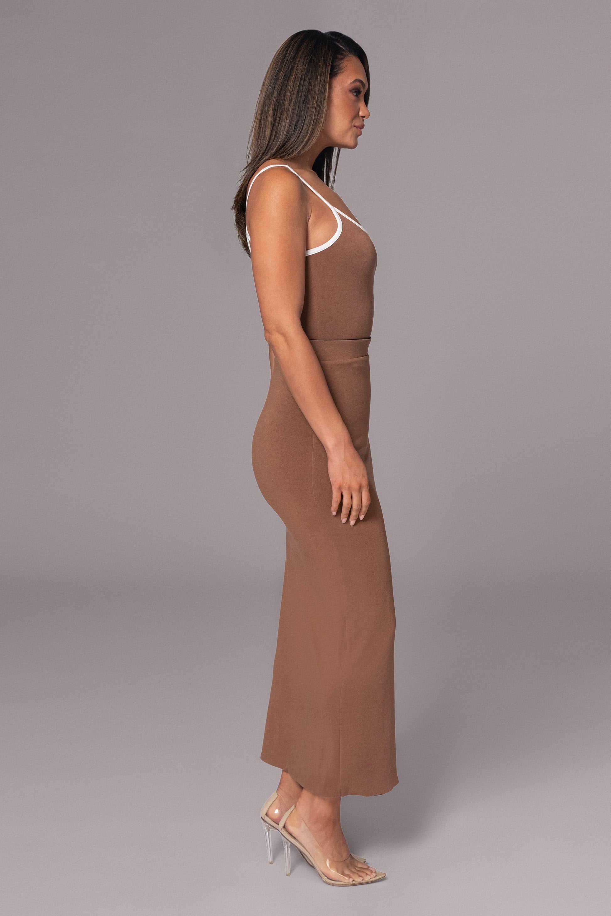 Black/Pecan Tash Reversible Cami Top JLUXLABEL