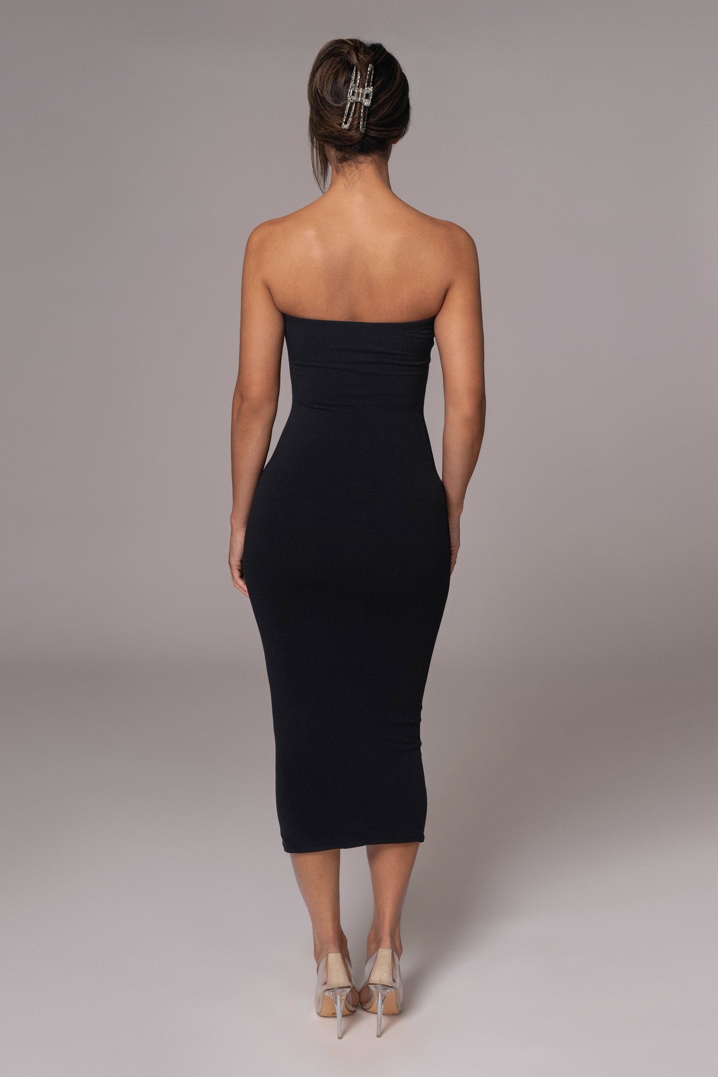 Black/Pecan Shelley Reversible Maxi Dress JLUXLABEL