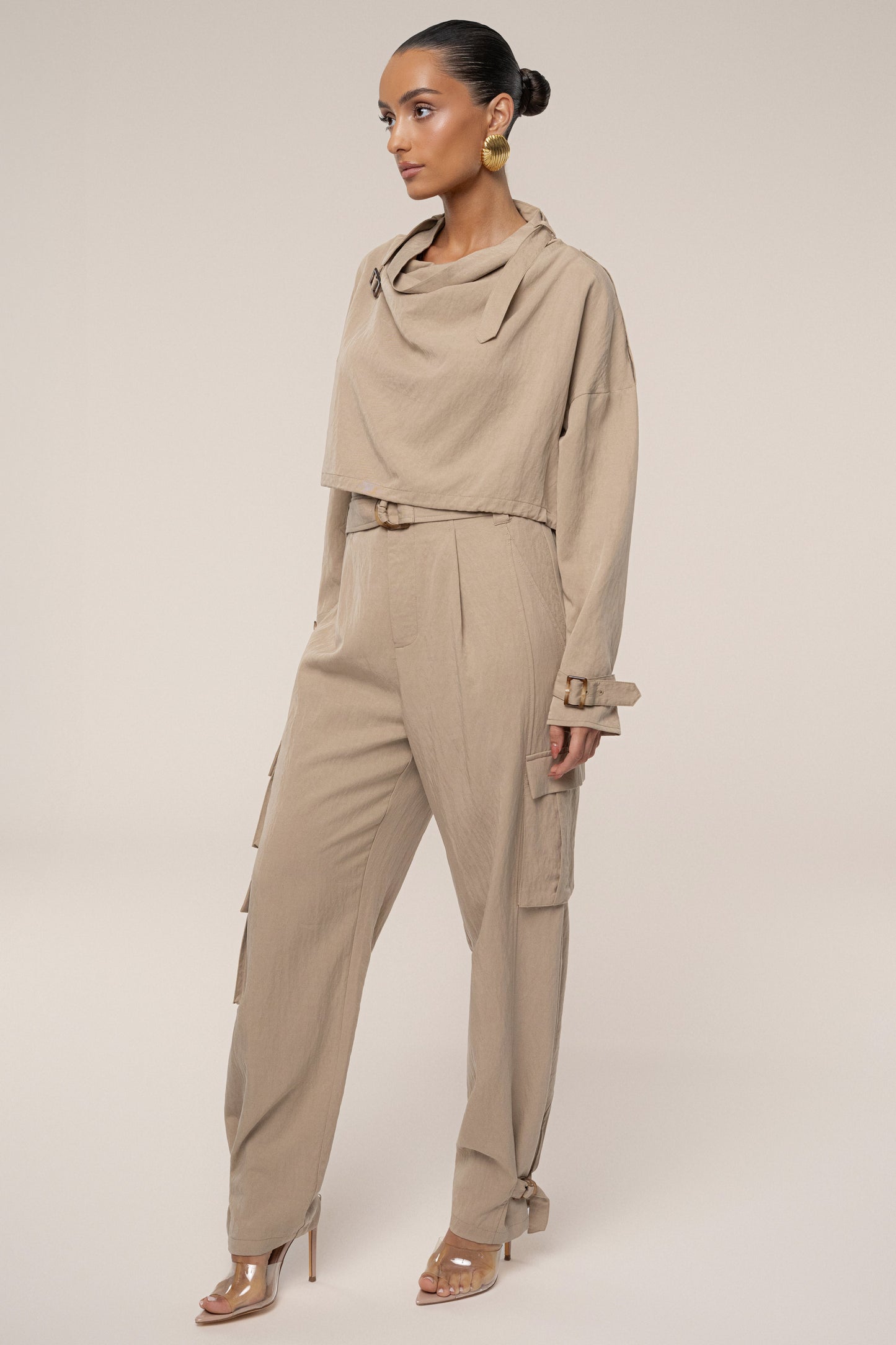 Beige Wanderlust Crop Top JLUXLABEL