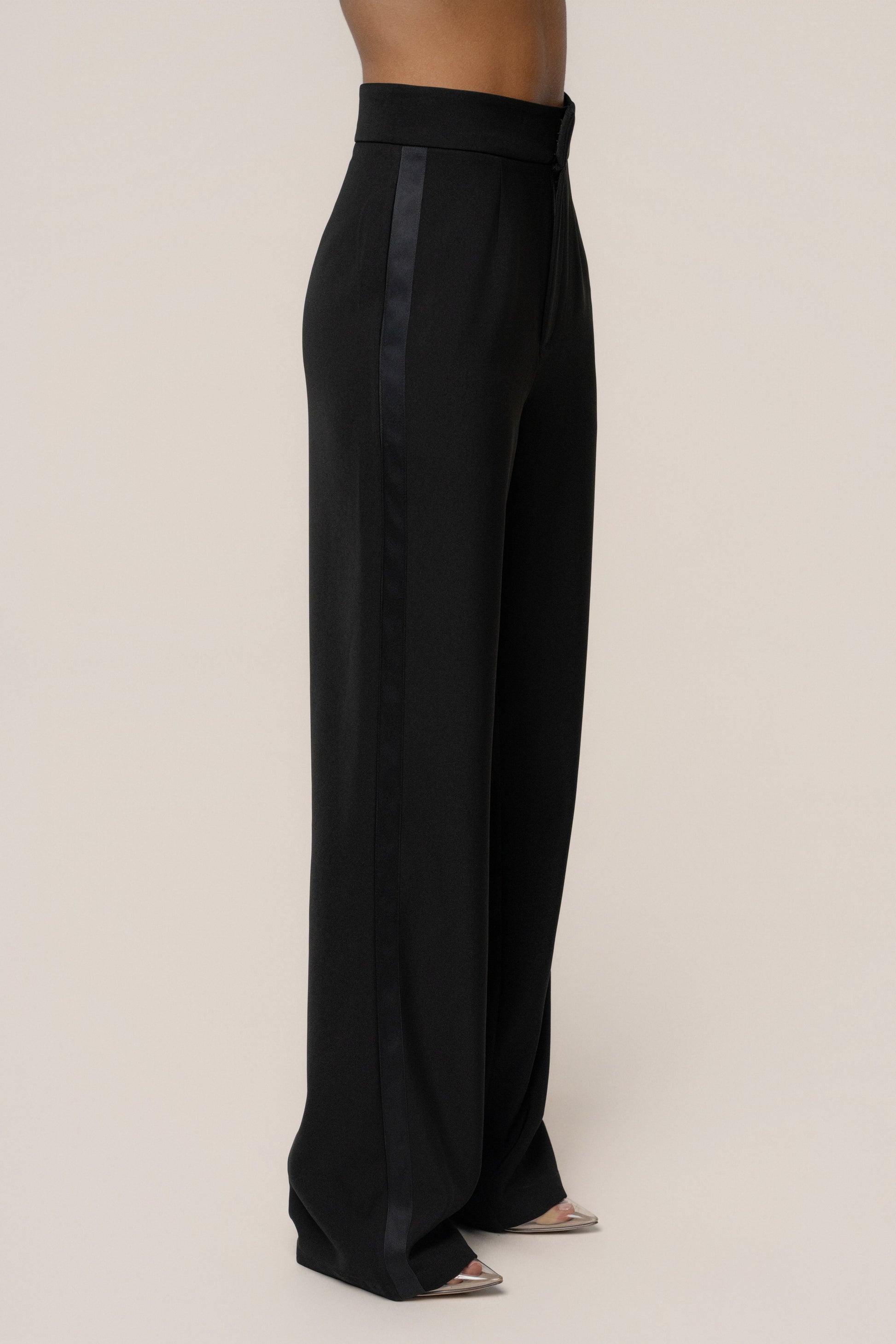 Black Suite Life Woven Pant JLUXLABEL