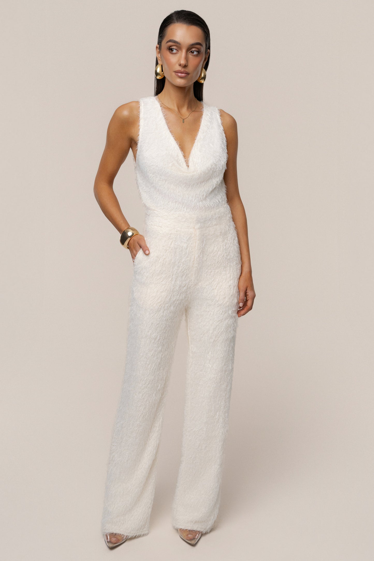 Cream Winter Haven Pant JLUXLABEL