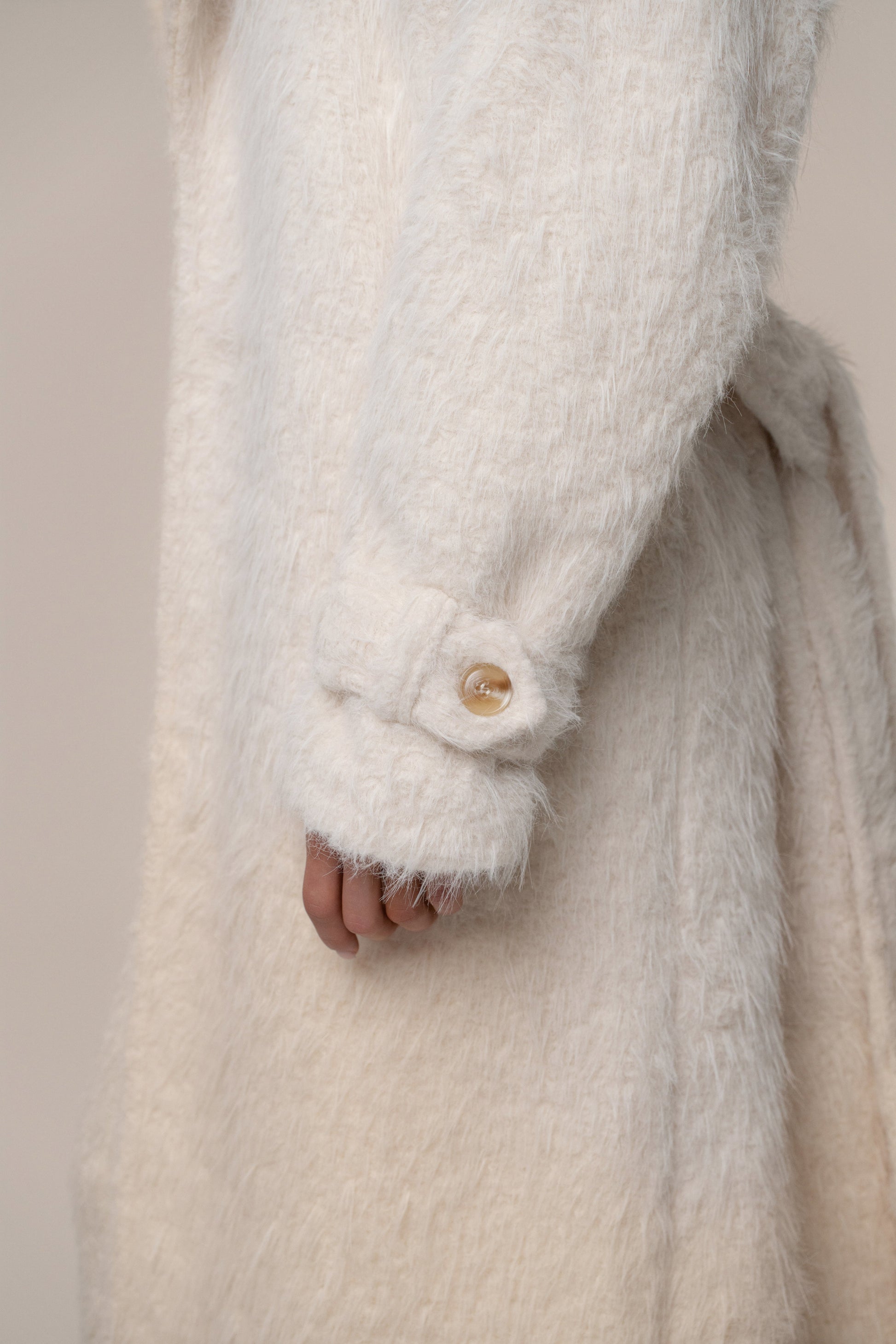 Ivory Warm Layers Oversize Coat JLUXLABEL