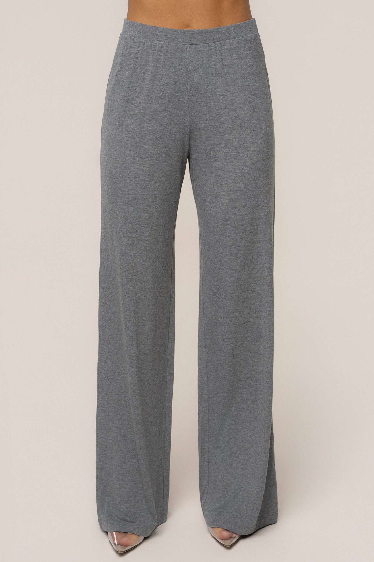 Charcoal Winter Soirée Pant Set JLUXLABEL