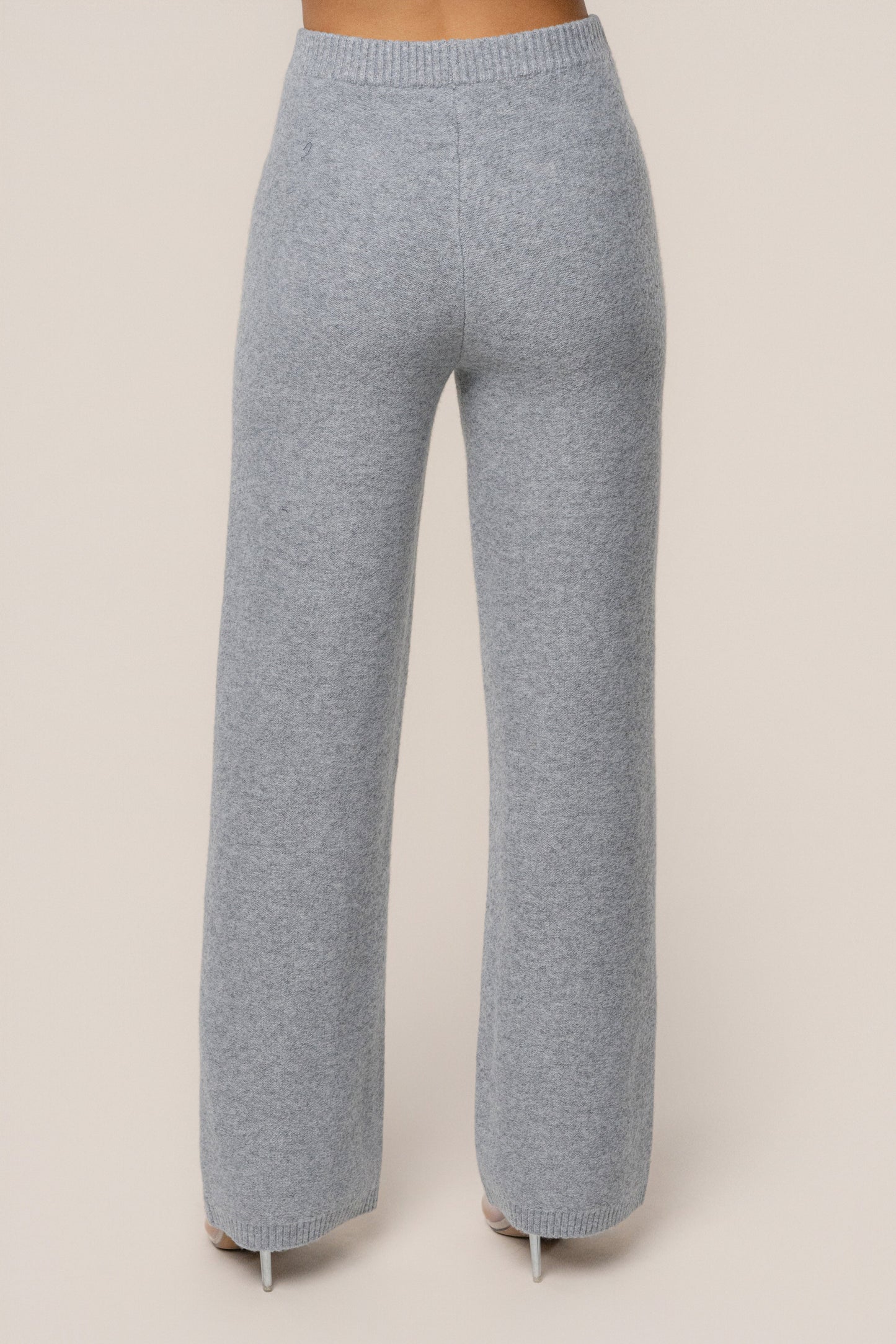 Grey Emelie Knit Pant Set JLUXLABEL