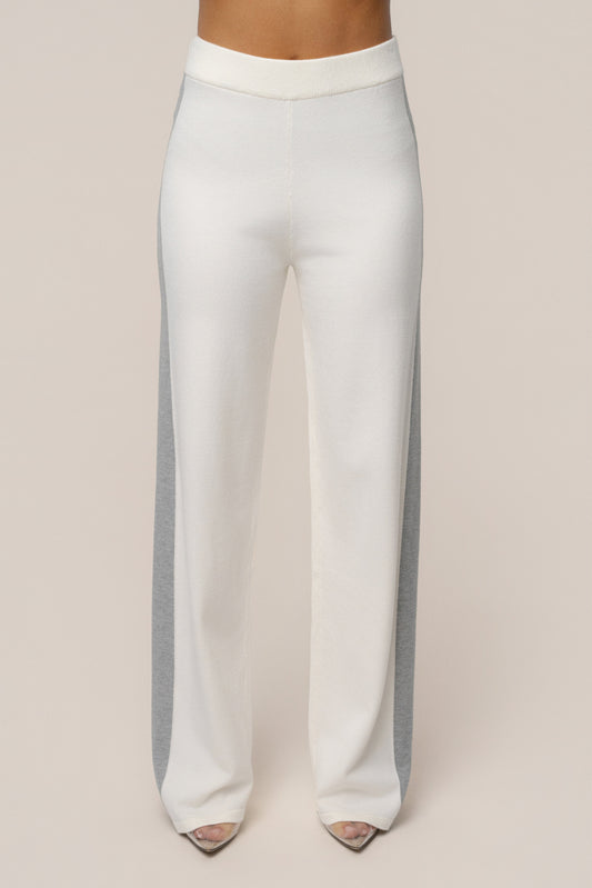 Ivory Chasing Fall Contrast Pant JLUXLABEL
