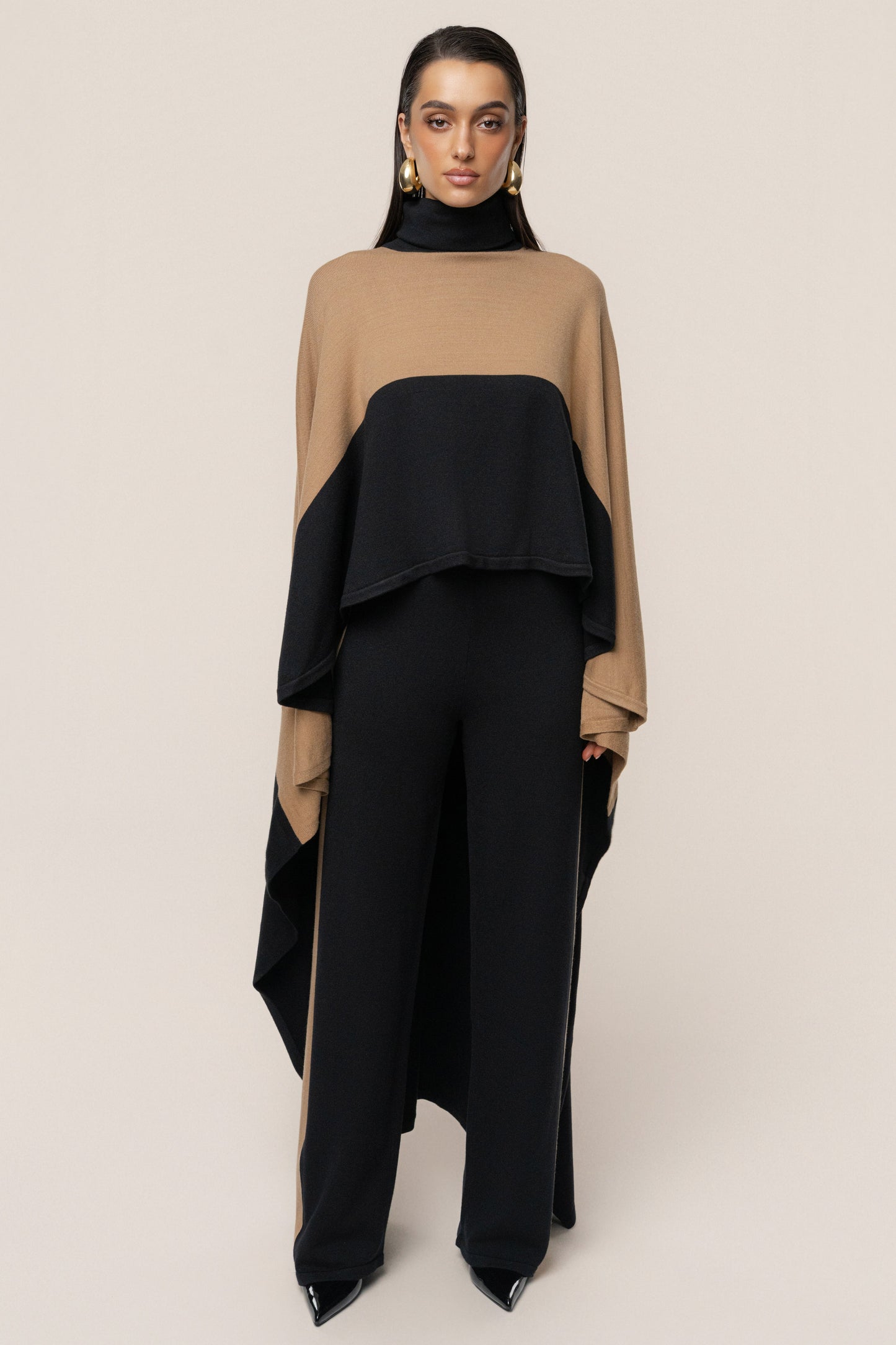 Black Chasing Fall Contrast Pant JLUXLABEL