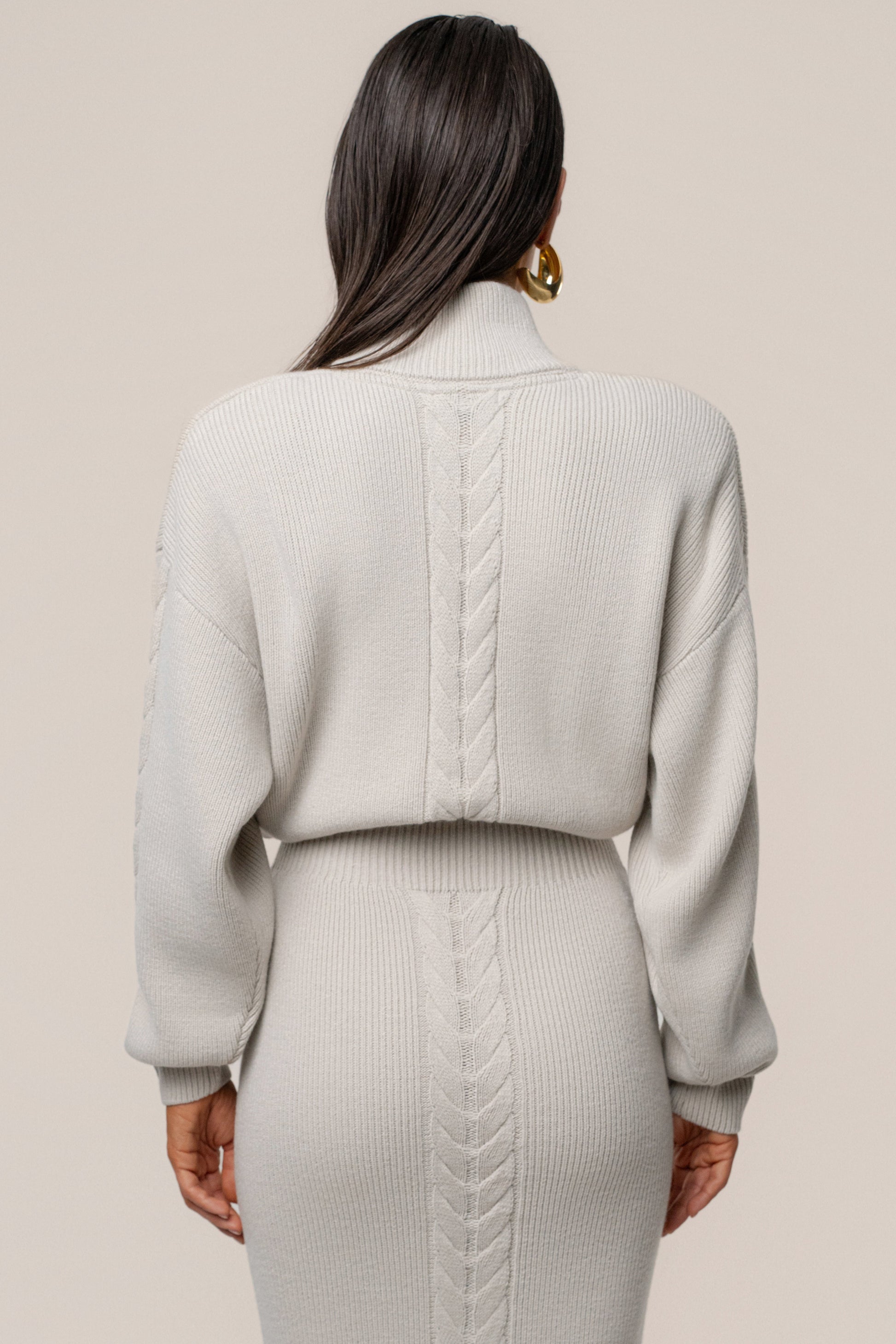 Stone Cozy Intentions Ribbed Dress JLUXLABEL