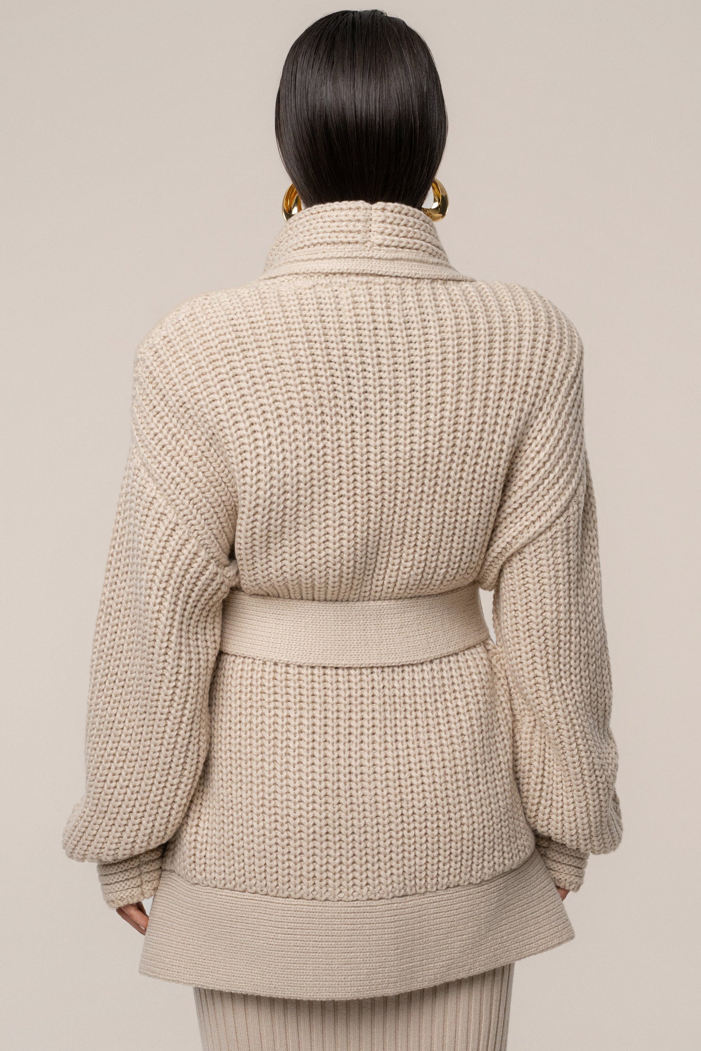 Stone Hazel Knit Cardigan NEWFASHIONEDGE