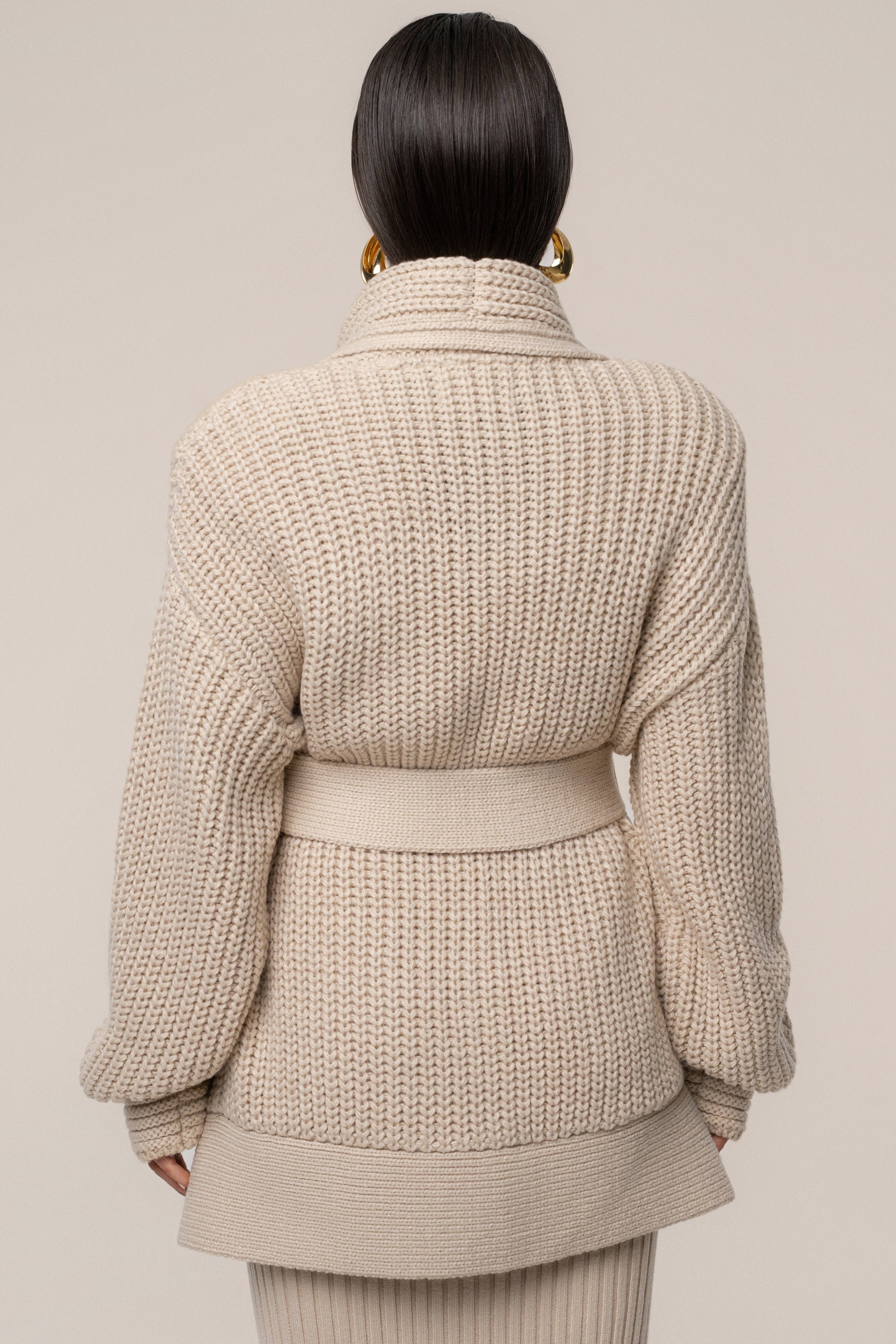 Stone Hazel Knit Cardigan NEWFASHIONEDGE