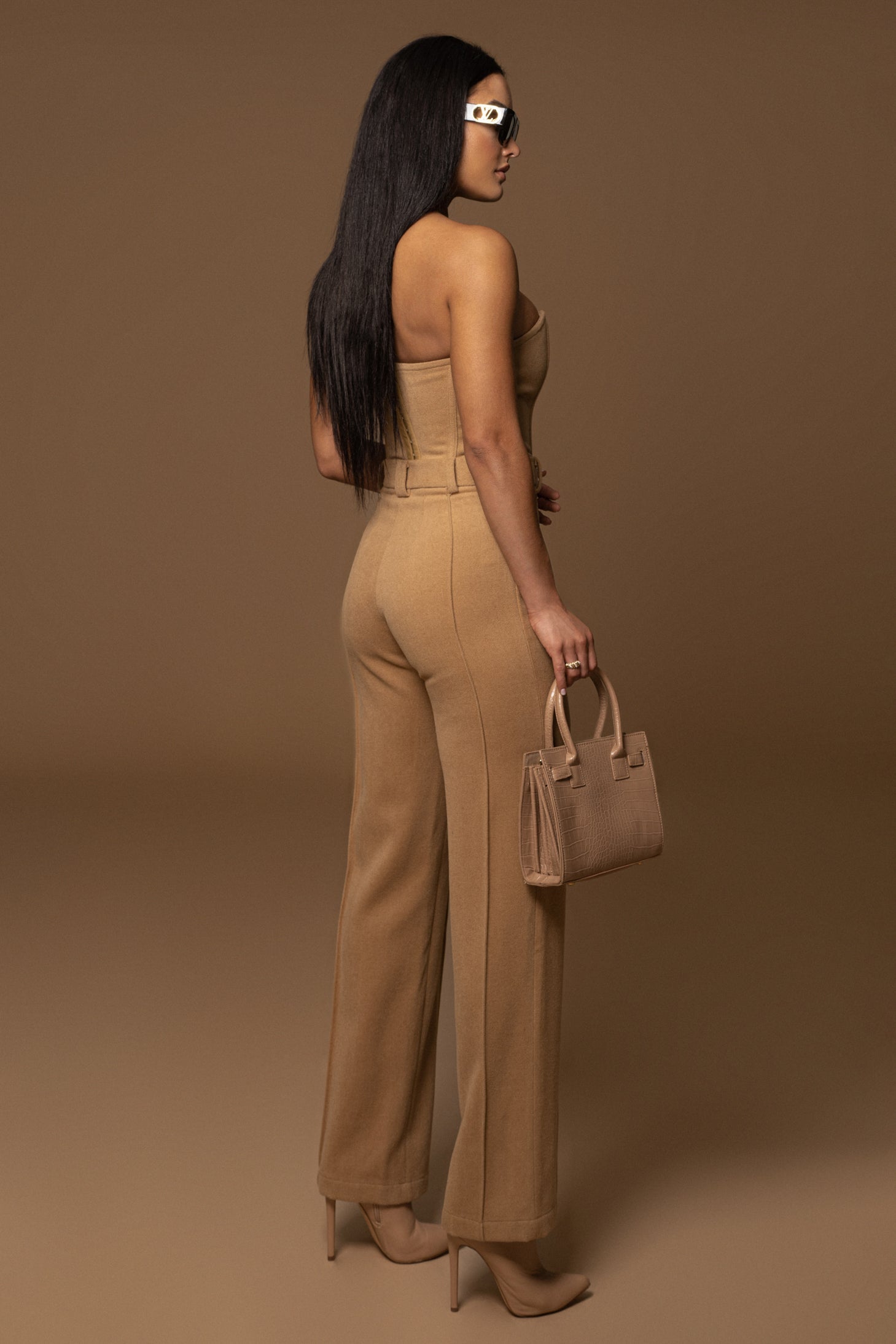 Beige STAY SHARP TROUSER JLUXLABEL