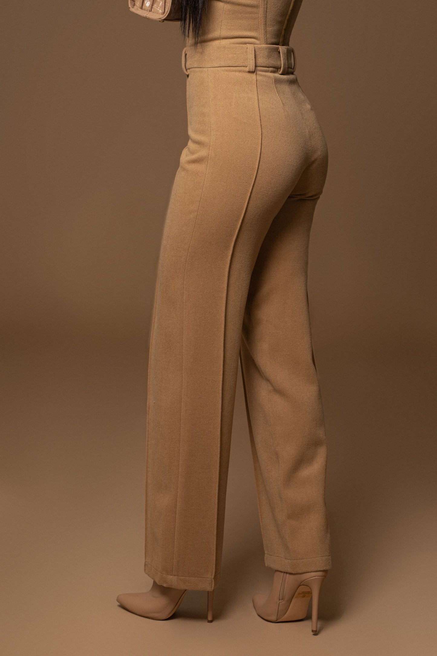 Beige STAY SHARP TROUSER JLUXLABEL