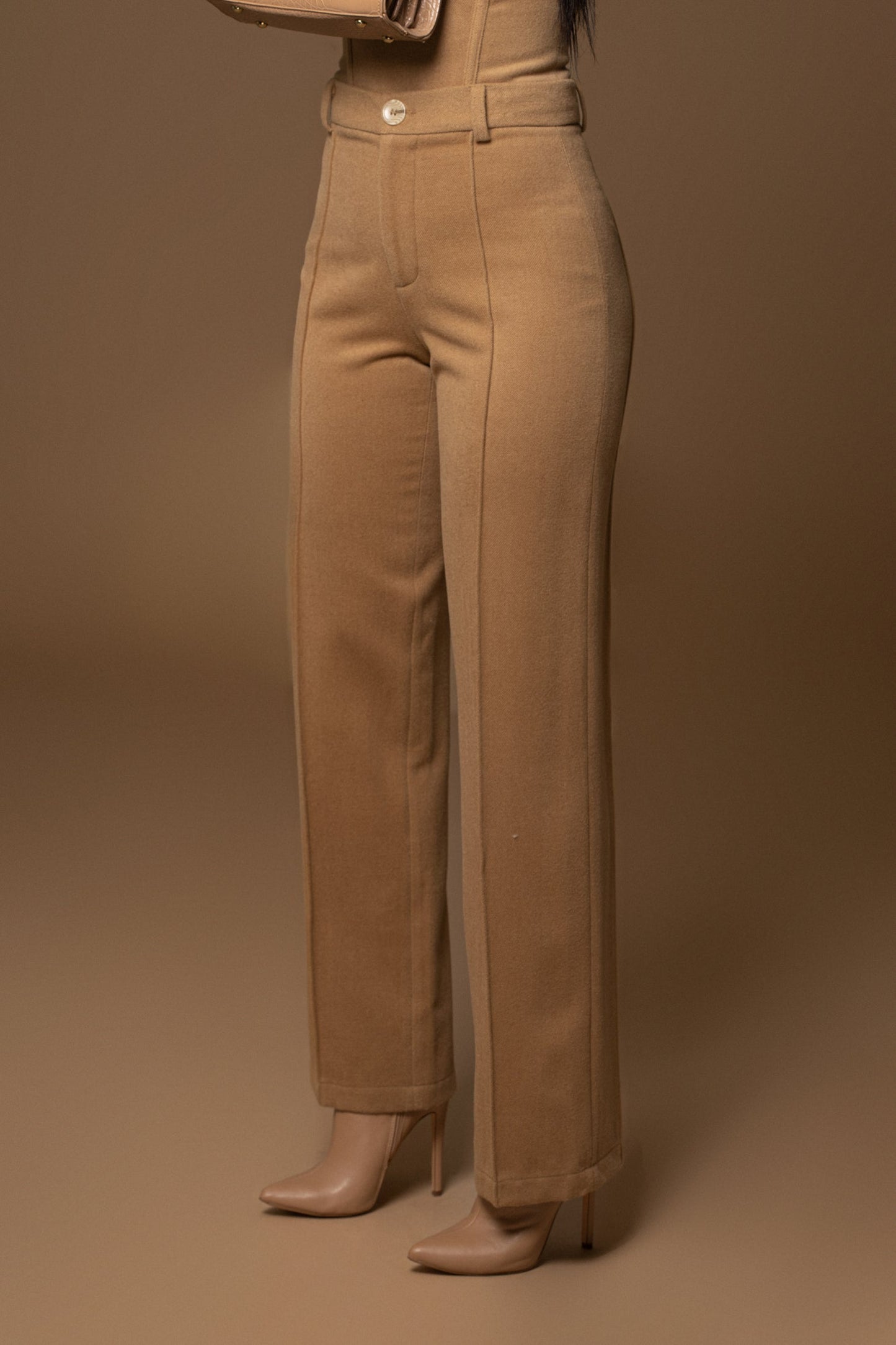 Beige STAY SHARP TROUSER JLUXLABEL