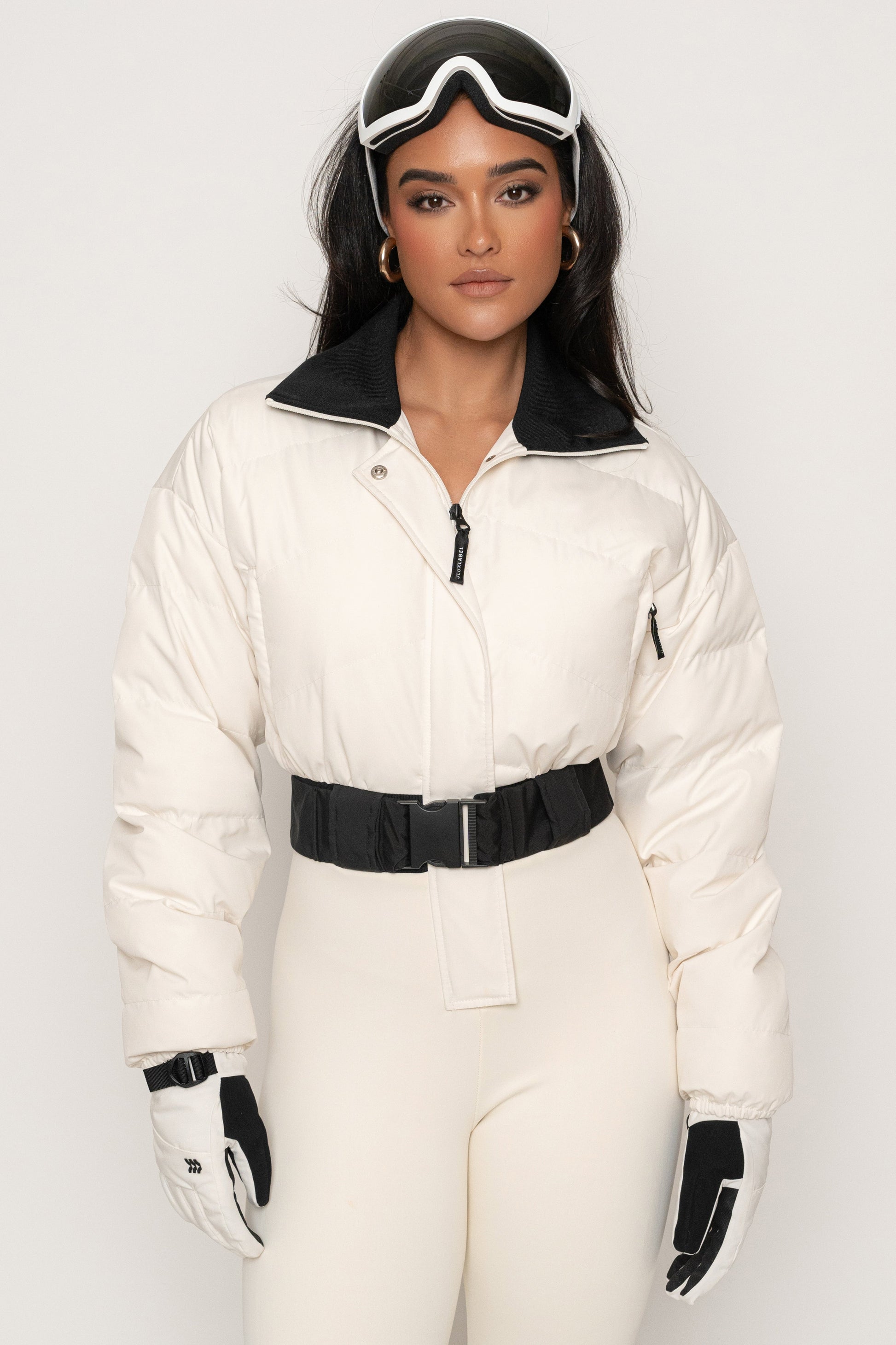 Ivory In Motion Nylon Jumpsuit JLUXLABEL
