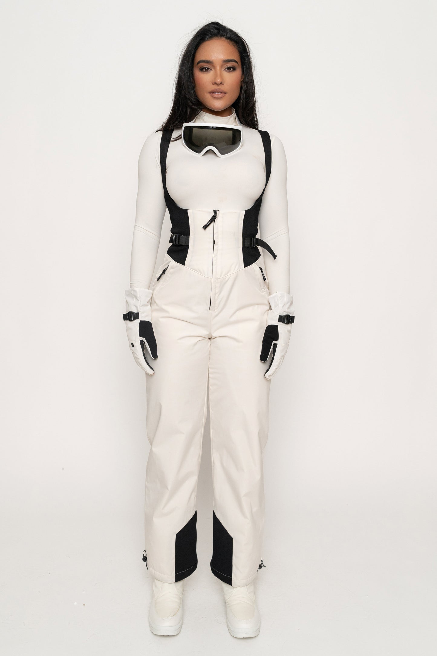 Ivory/Black Highland Jumpsuit JLUXLABEL