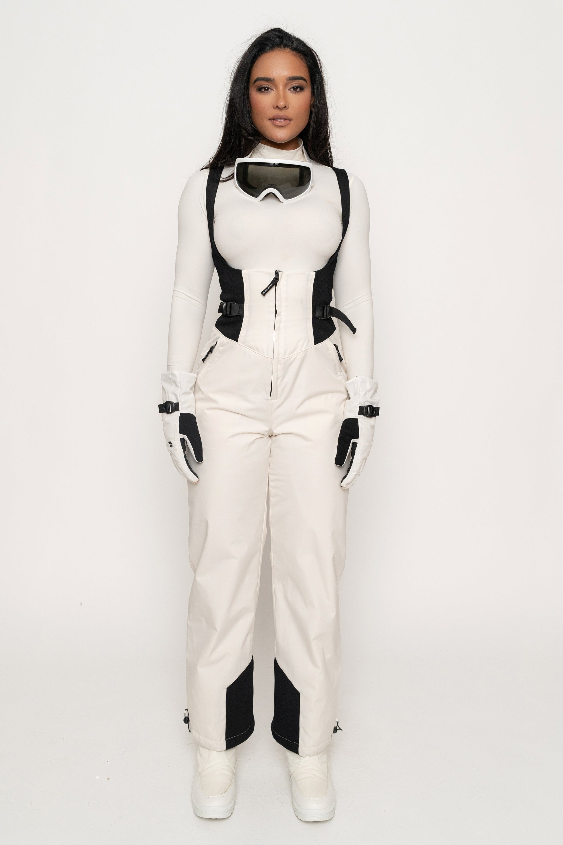Ivory/Black Highland Jumpsuit JLUXLABEL