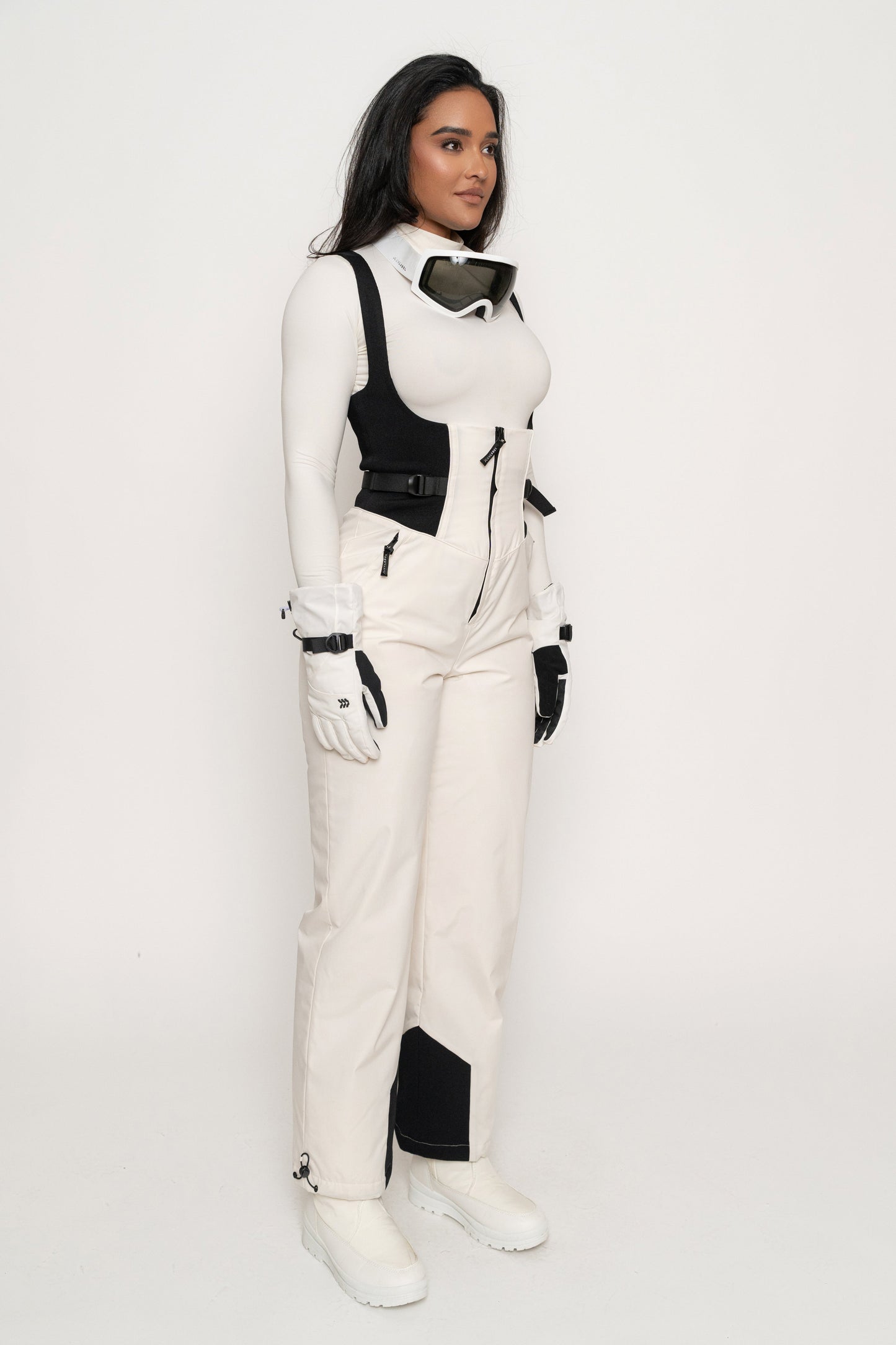 Ivory/Black Highland Jumpsuit JLUXLABEL