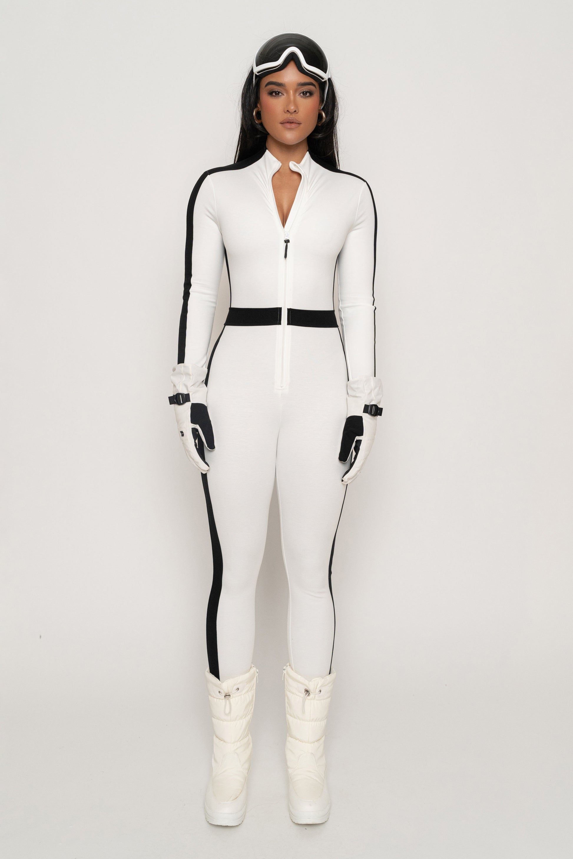 Ivory Off Limits Zipper Jumpsuit JLUXLABEL