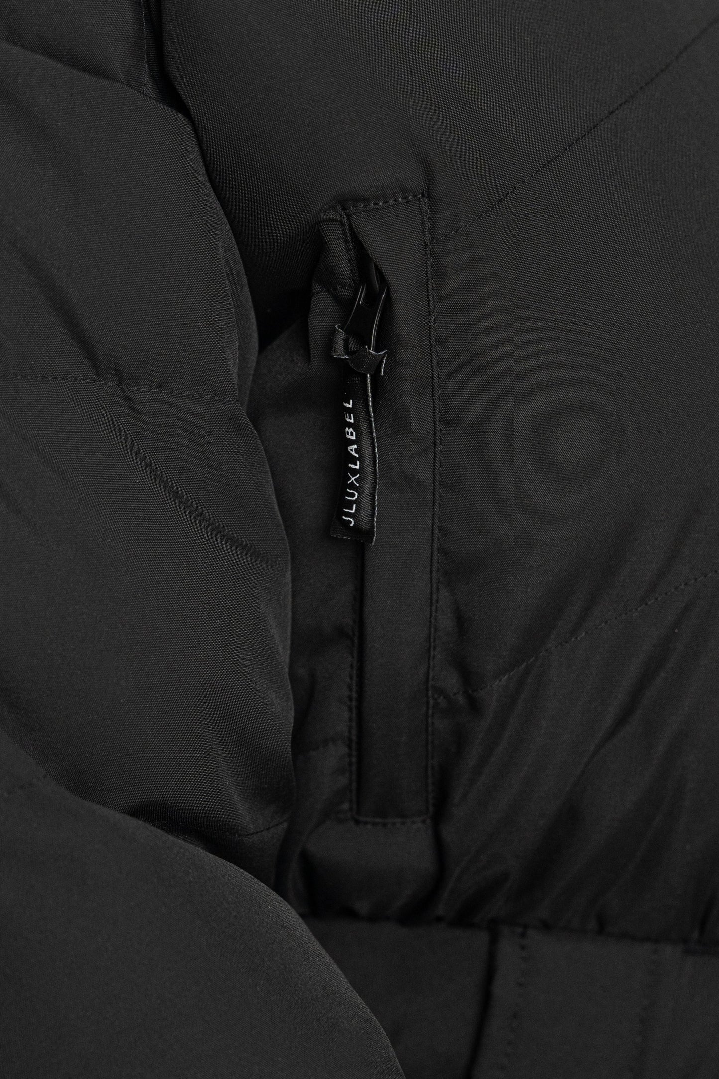 Black In Motion Nylon Jumpsuit JLUXLABEL