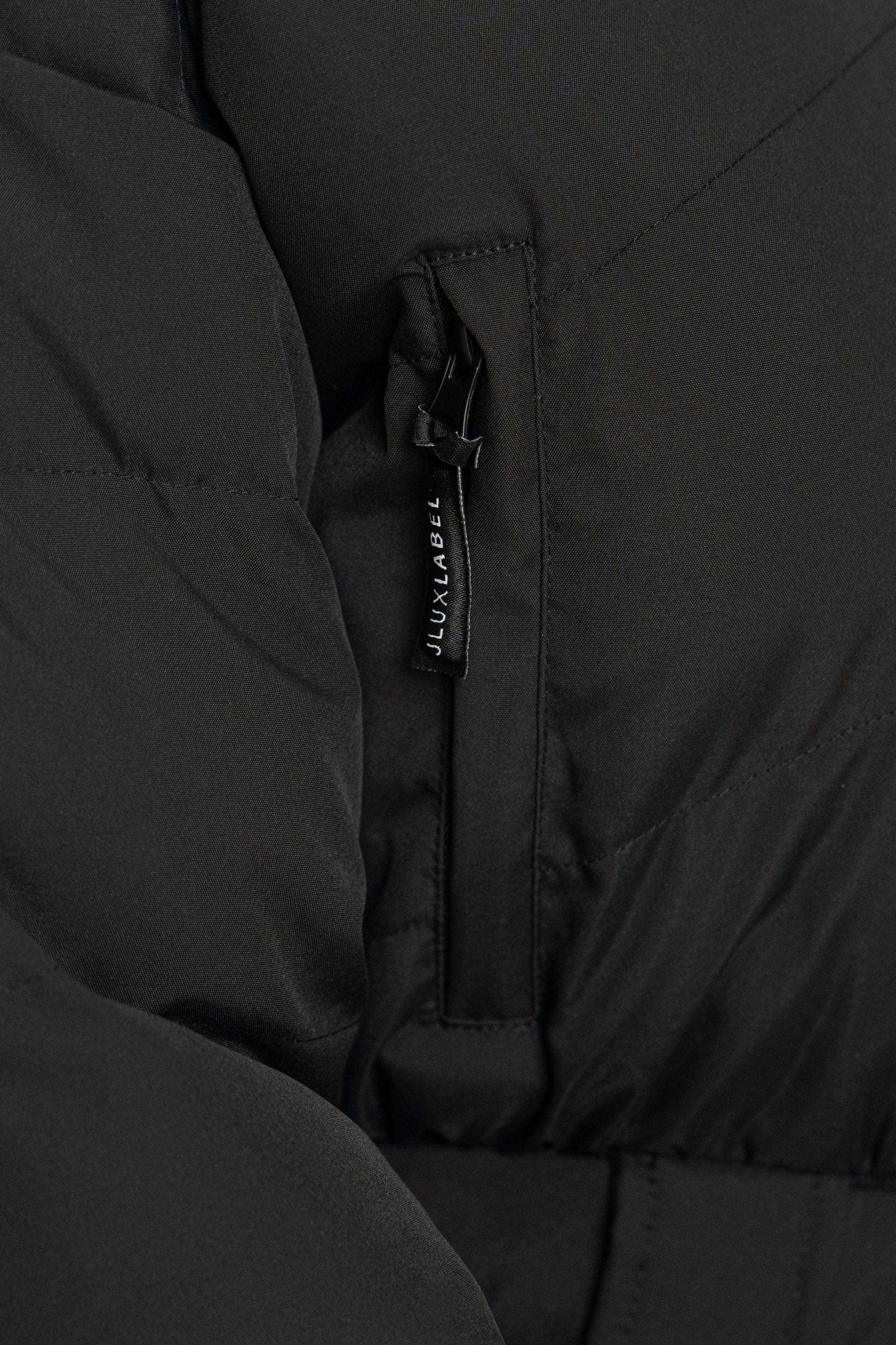 Black In Motion Nylon Jumpsuit JLUXLABEL