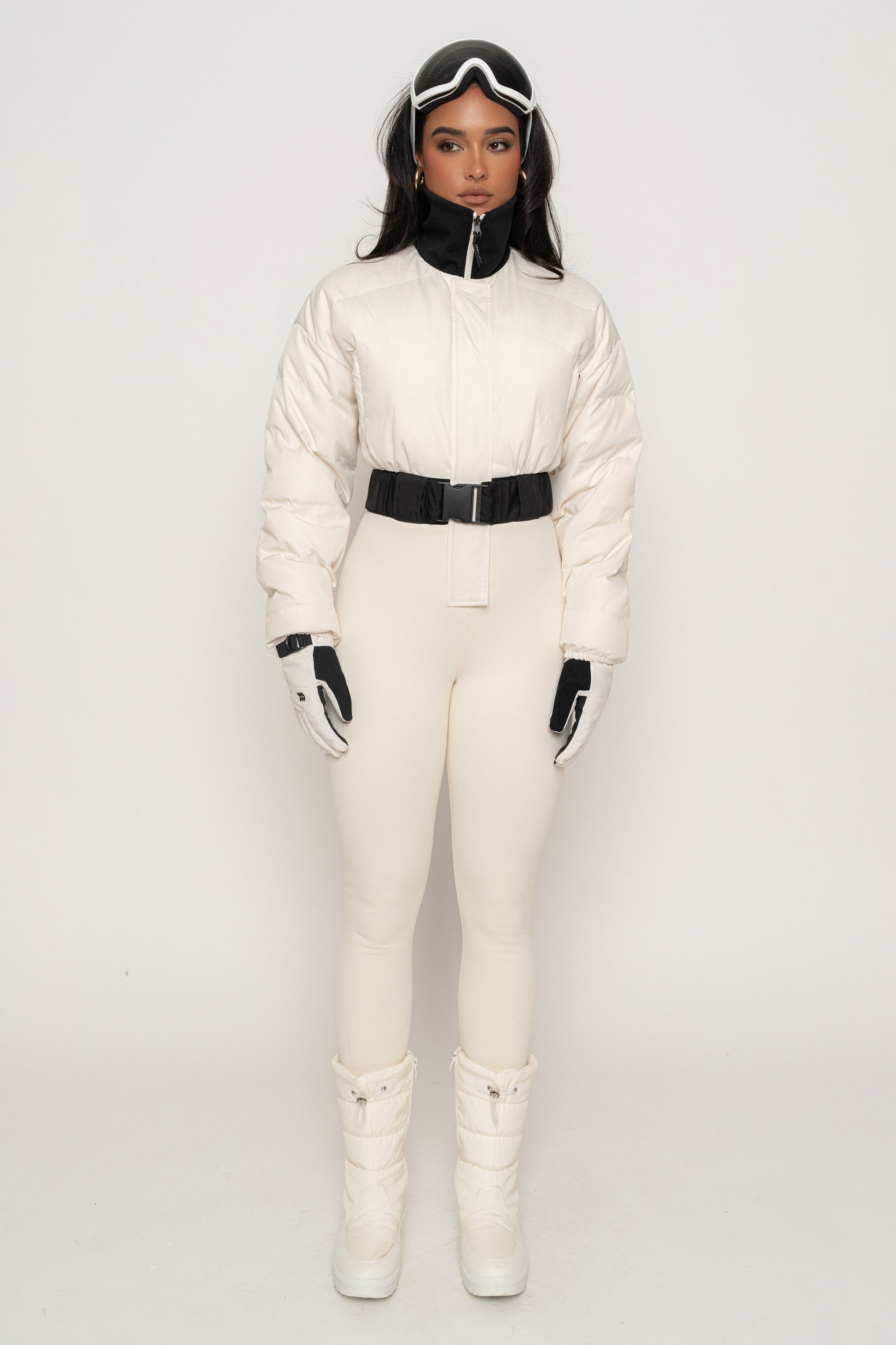 Ivory In Motion Nylon Jumpsuit JLUXLABEL