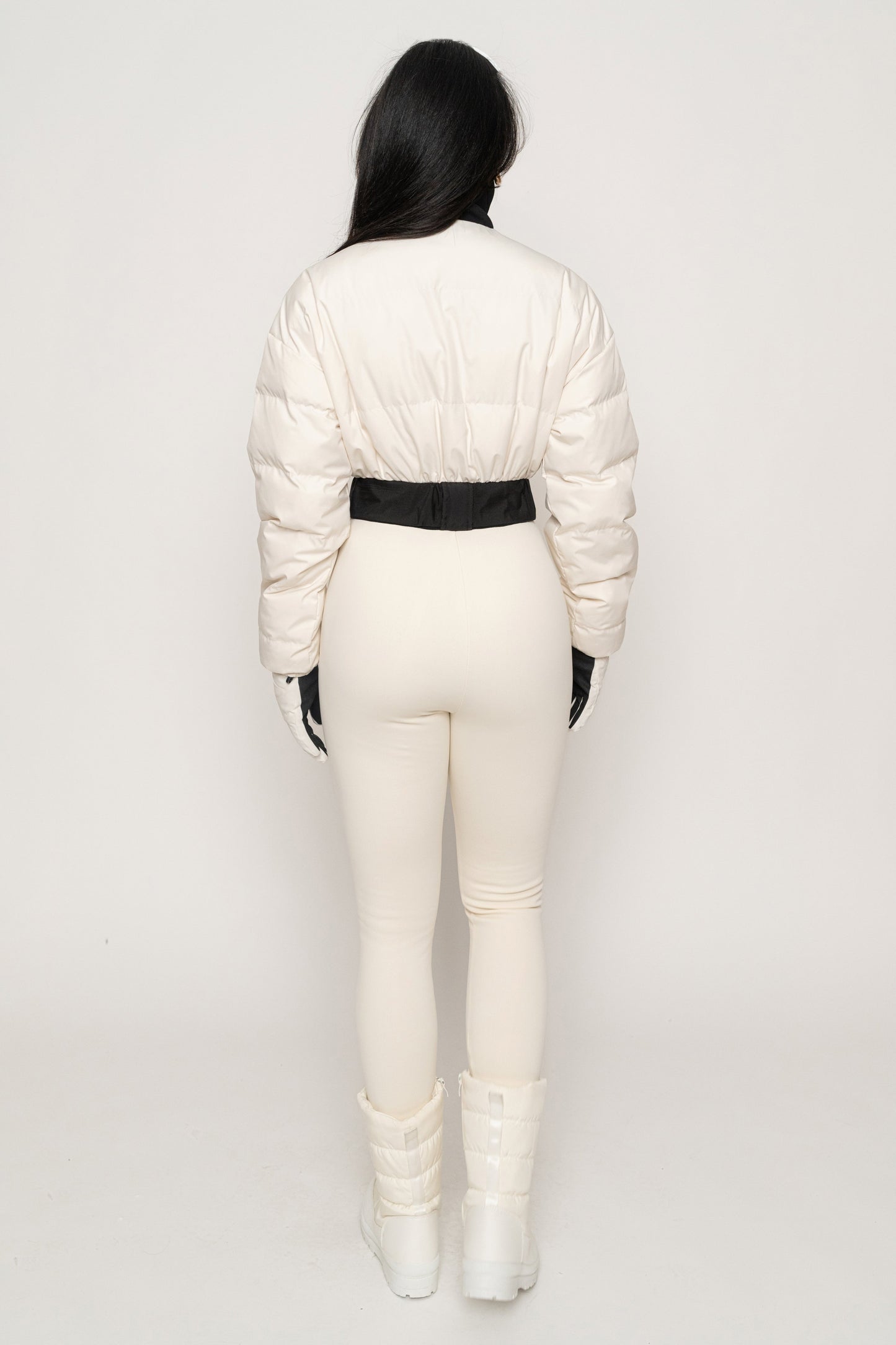 Ivory In Motion Nylon Jumpsuit JLUXLABEL