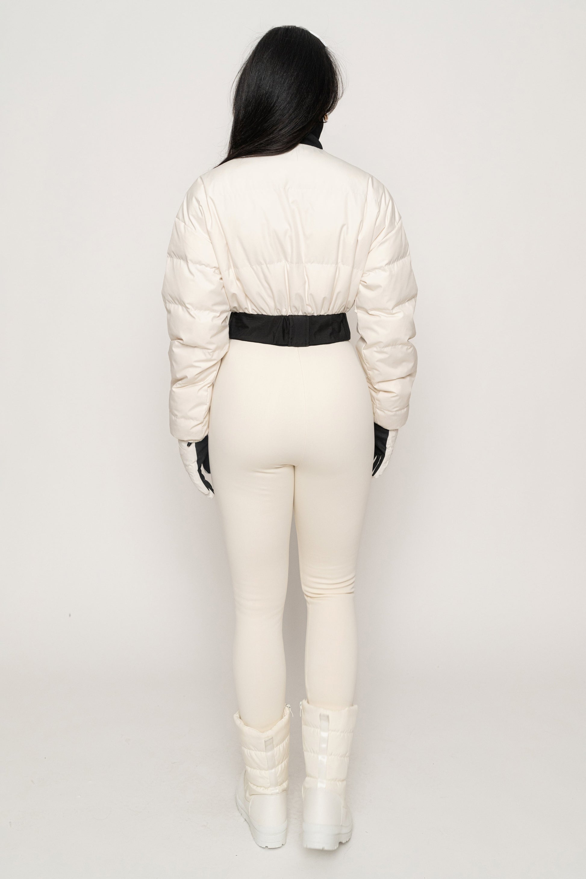 Ivory In Motion Nylon Jumpsuit JLUXLABEL