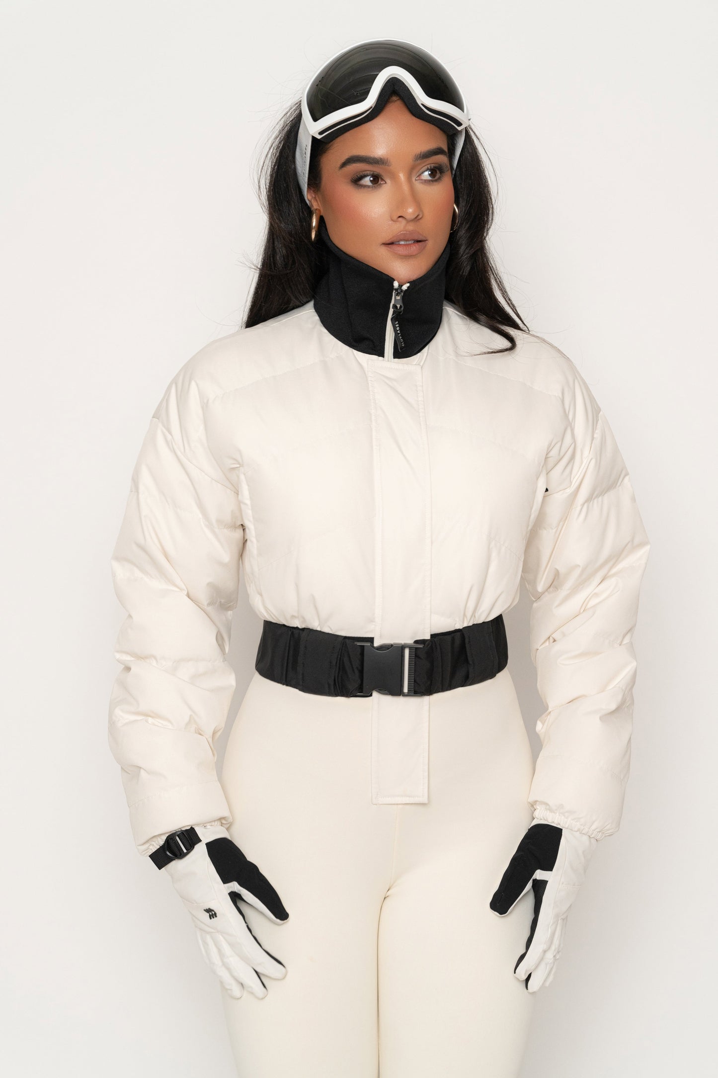 Ivory In Motion Nylon Jumpsuit JLUXLABEL