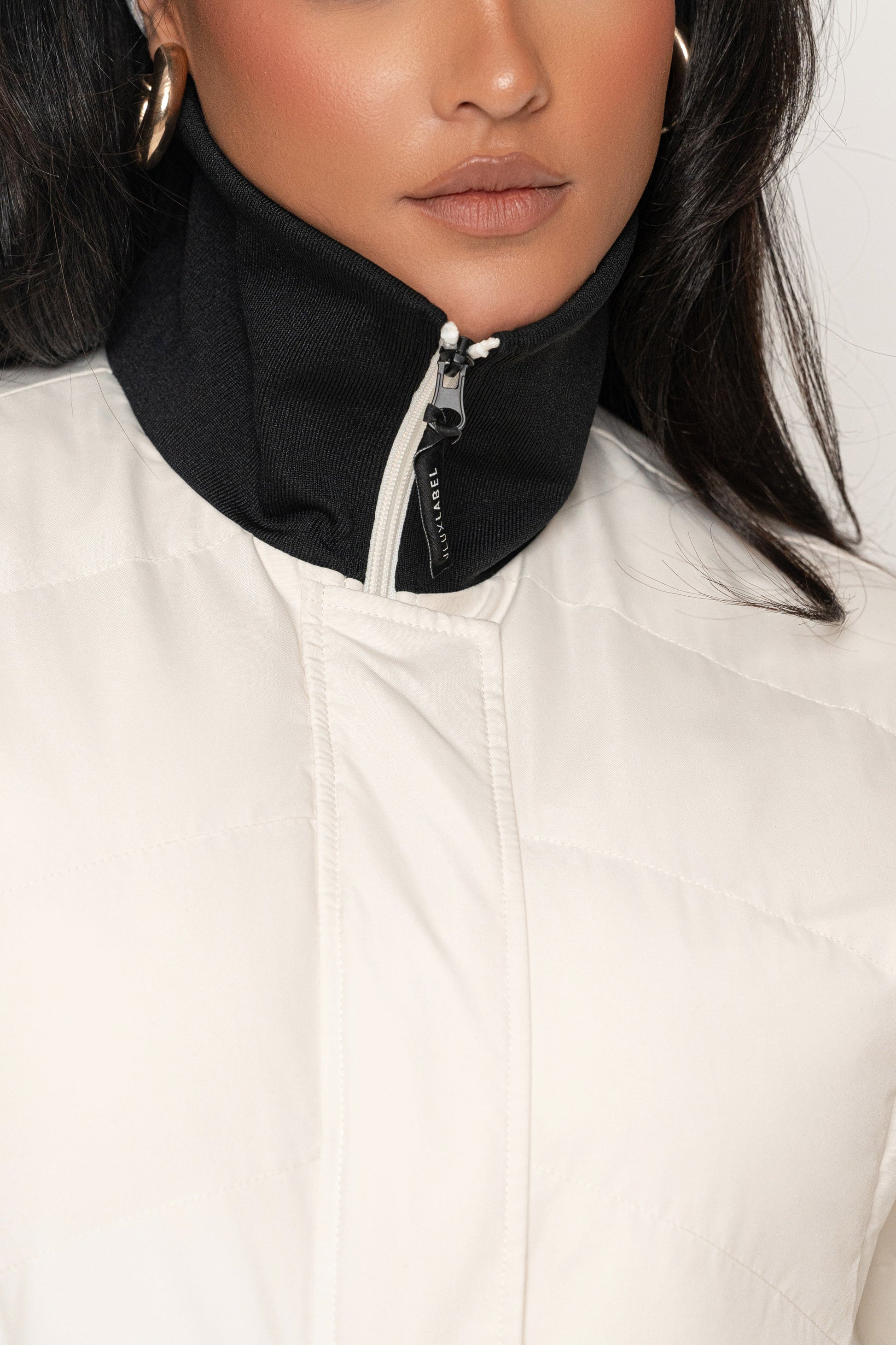 Ivory In Motion Nylon Jumpsuit JLUXLABEL