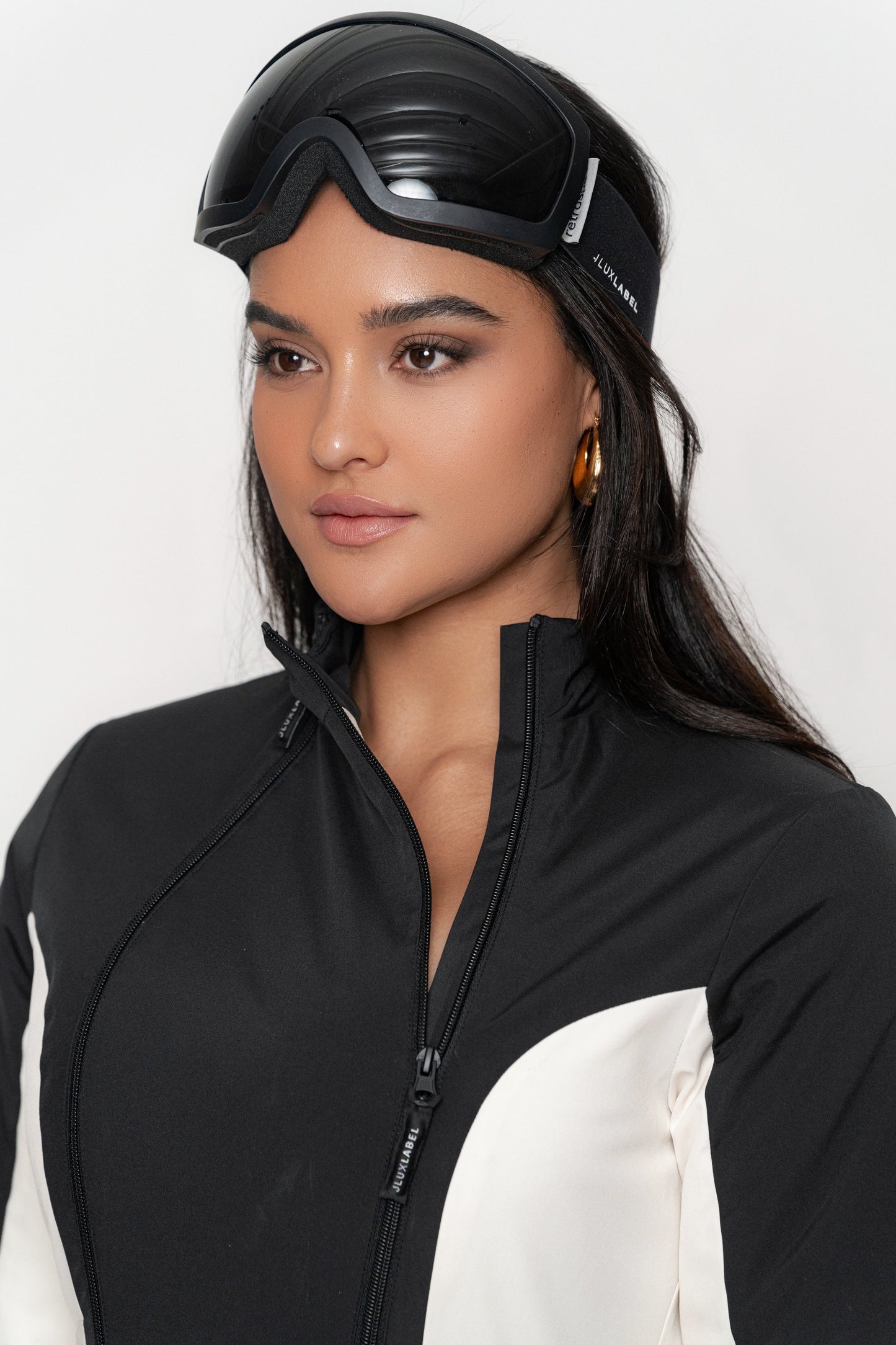 Black Polar Escape Ski Suit JLUXLABEL