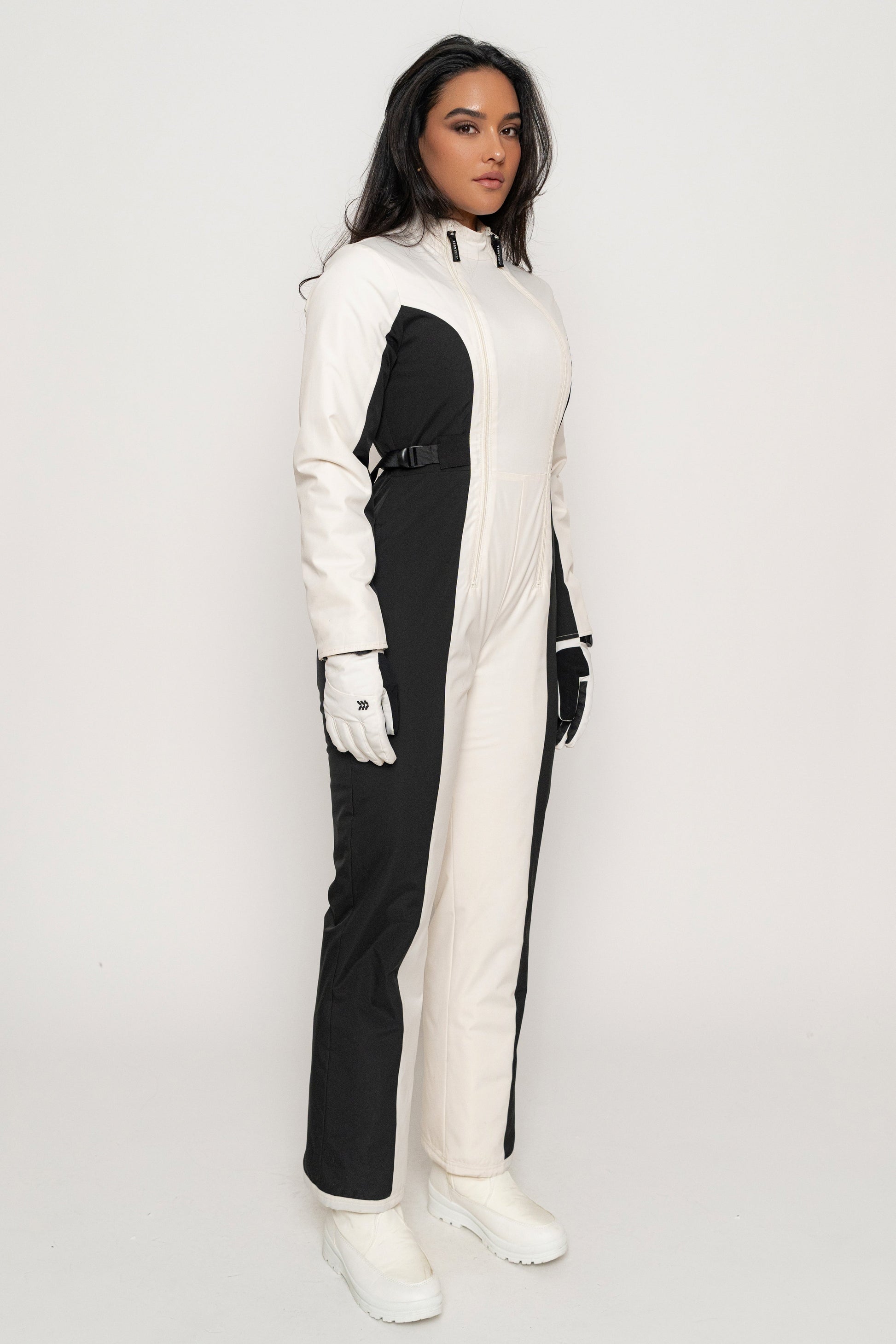 Ivory Polar Escape Ski Suit JLUXLABEL